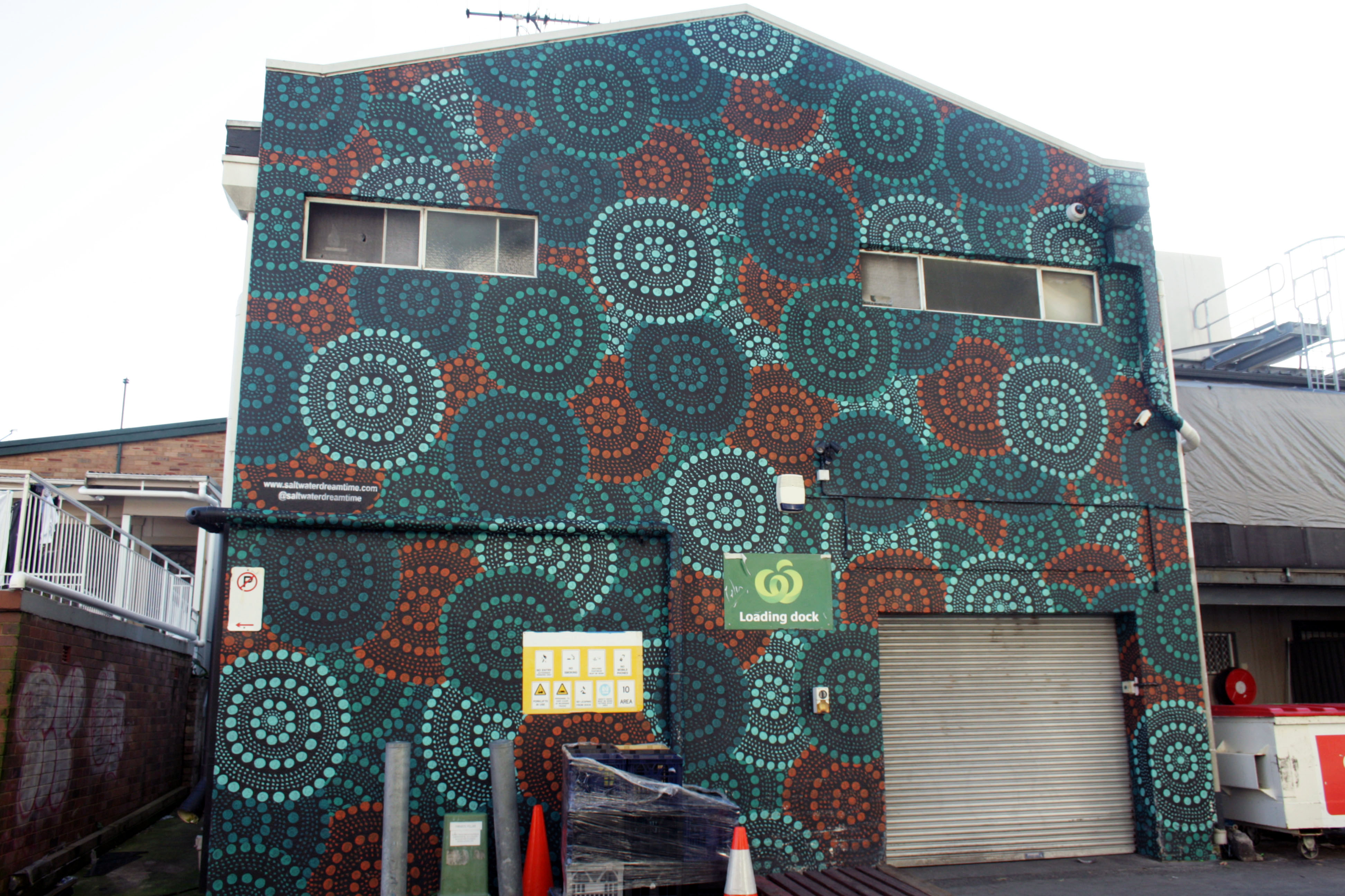 Untitled by Saltwater Dreamtime | Street Art NSW