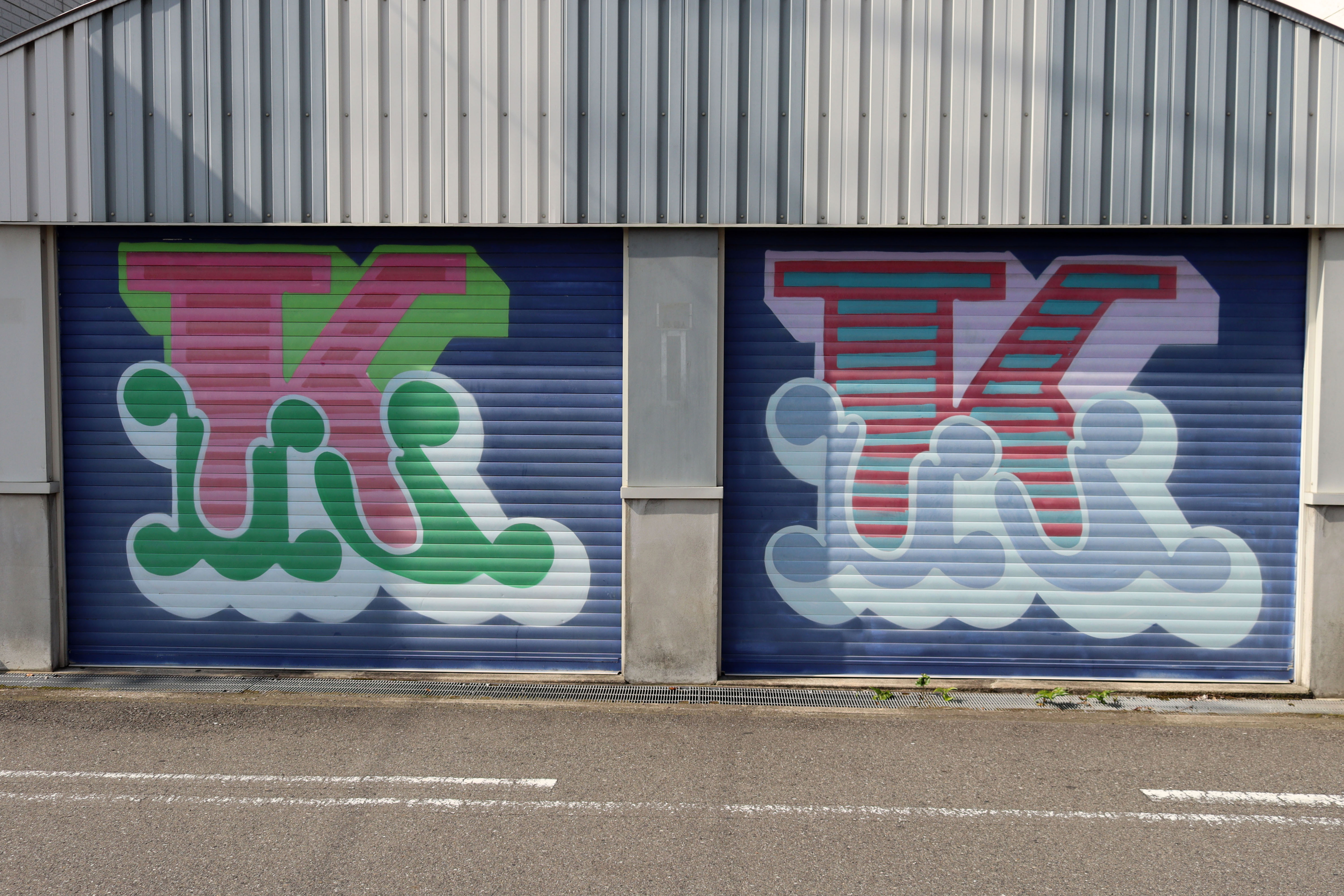 K K by Ben Eine | Street Art NSW