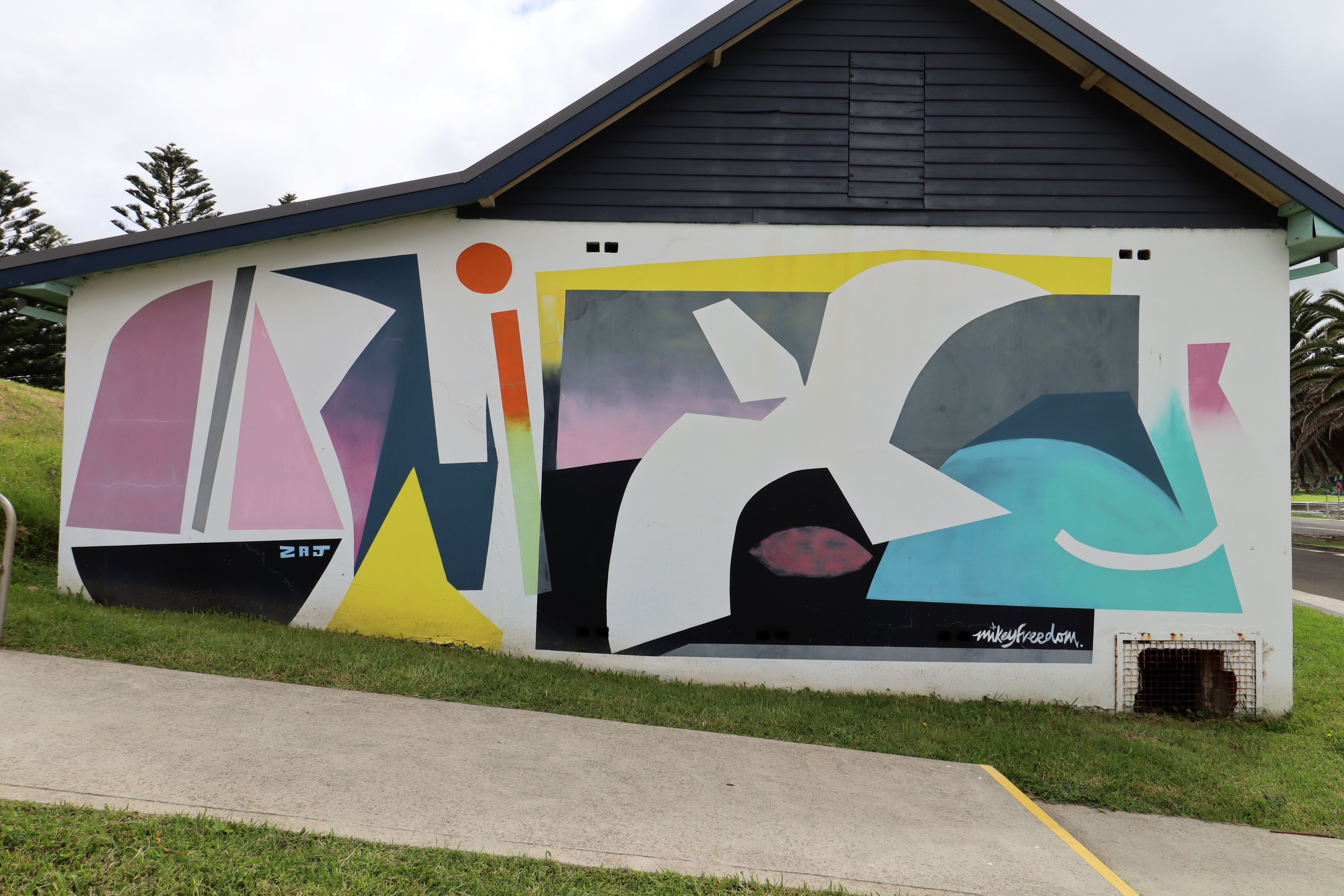 Black Beach by Mikey Freedom | Street Art NSW