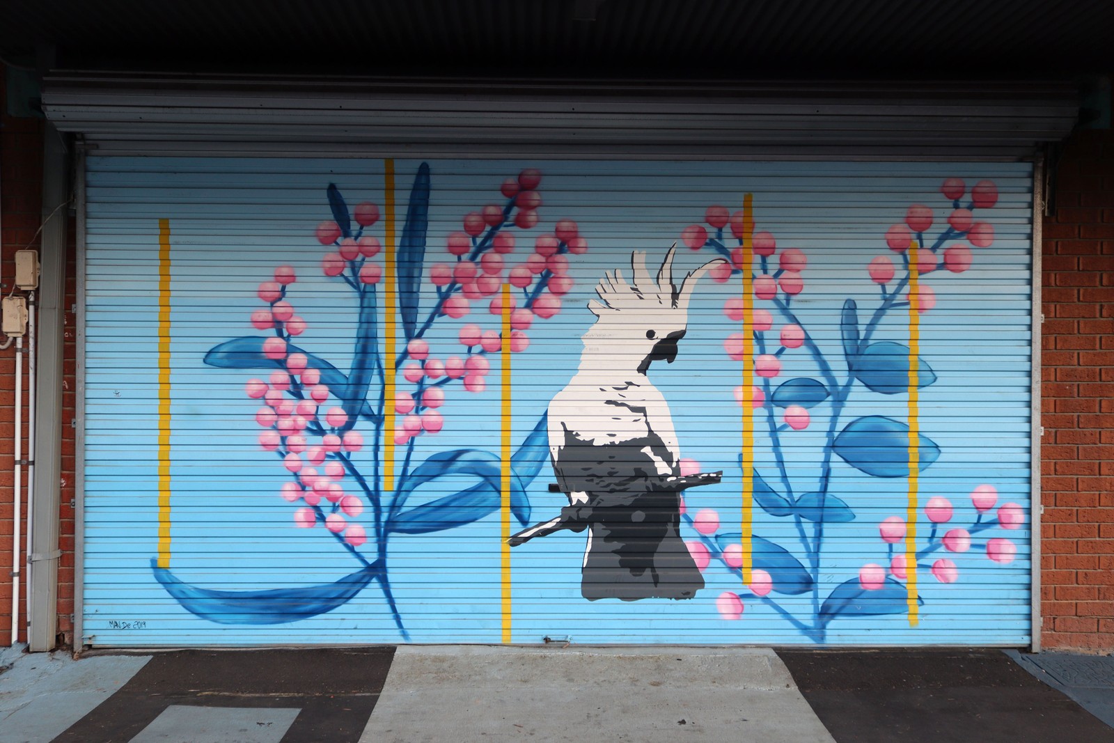 Cockatoo by MAN.De | Street Art NSW