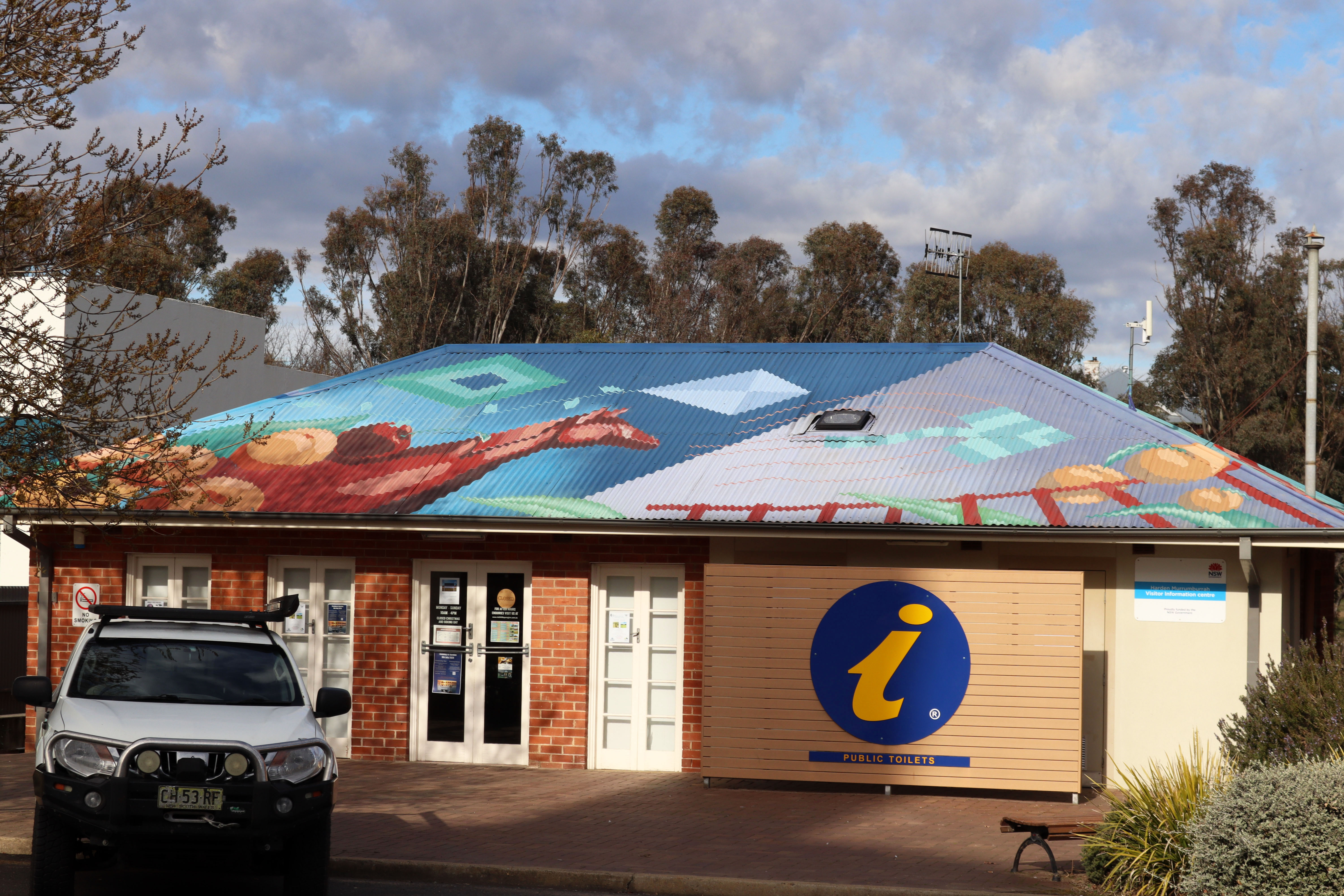 Harden Murrumburrah Visitor Information Centre by Scott Nagy | Street Art NSW
