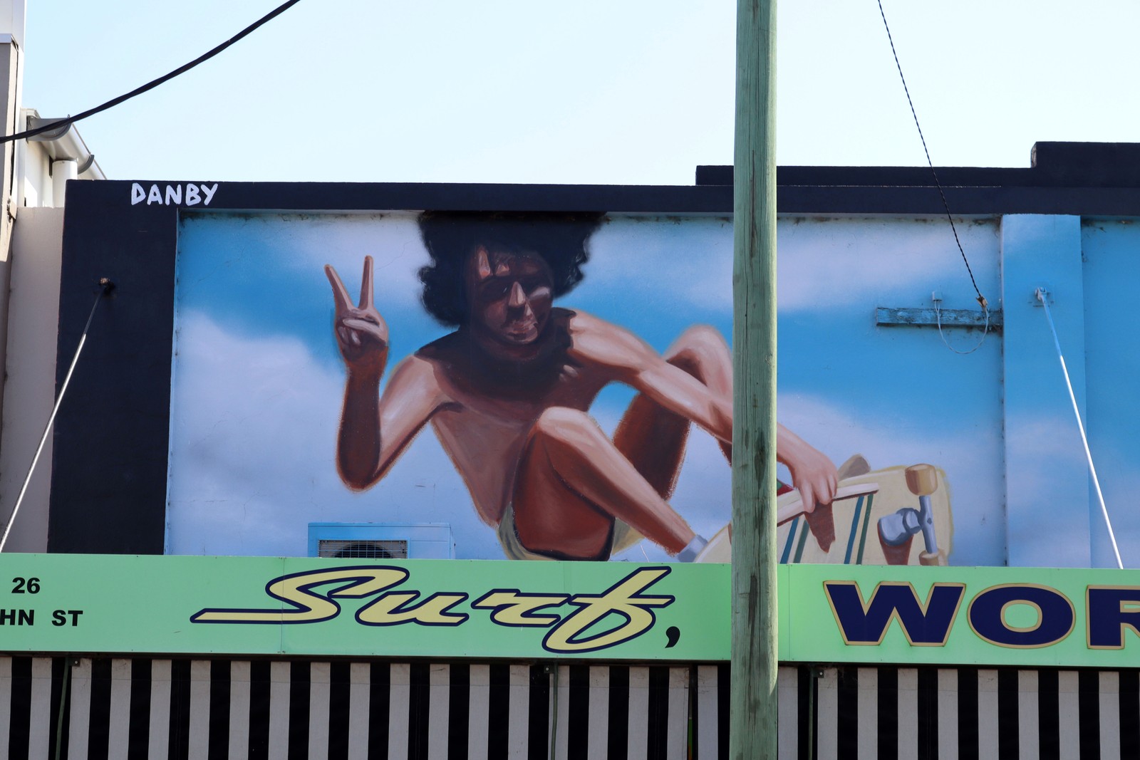 Surf, Work & Street by Jarad Danby | Street Art NSW