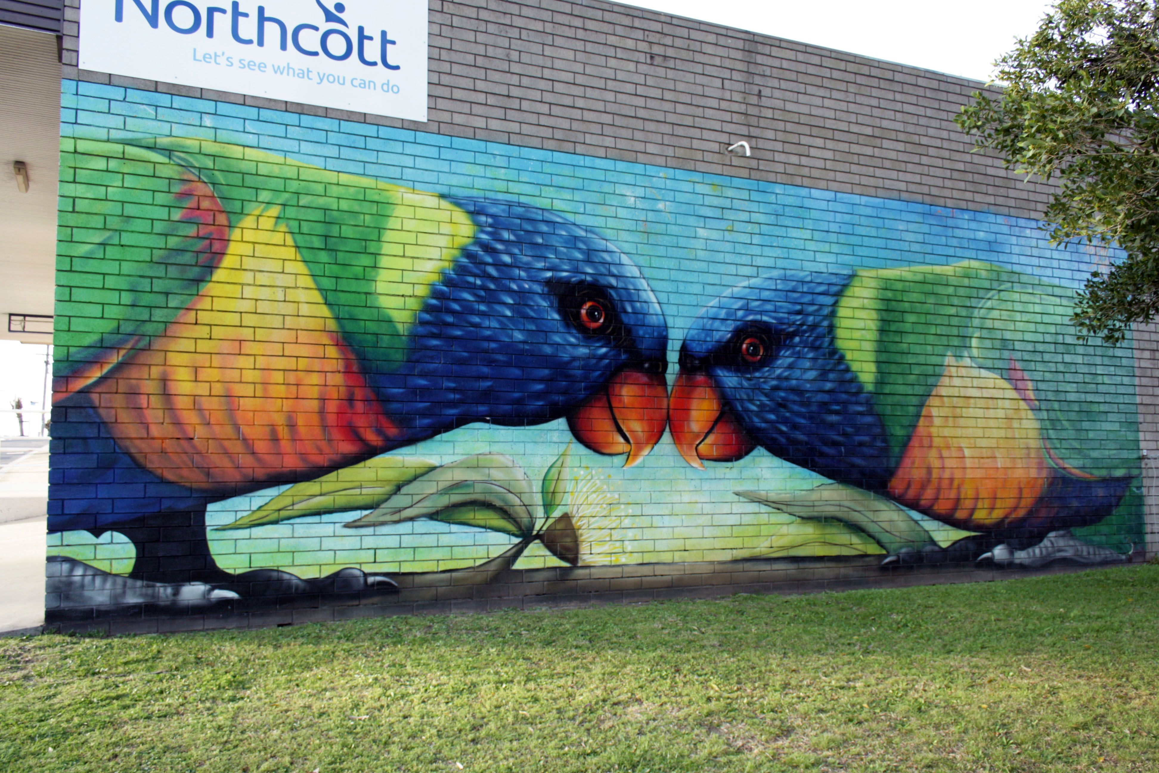 Two Heads are Better Than One by Poncho Army | Street Art NSW