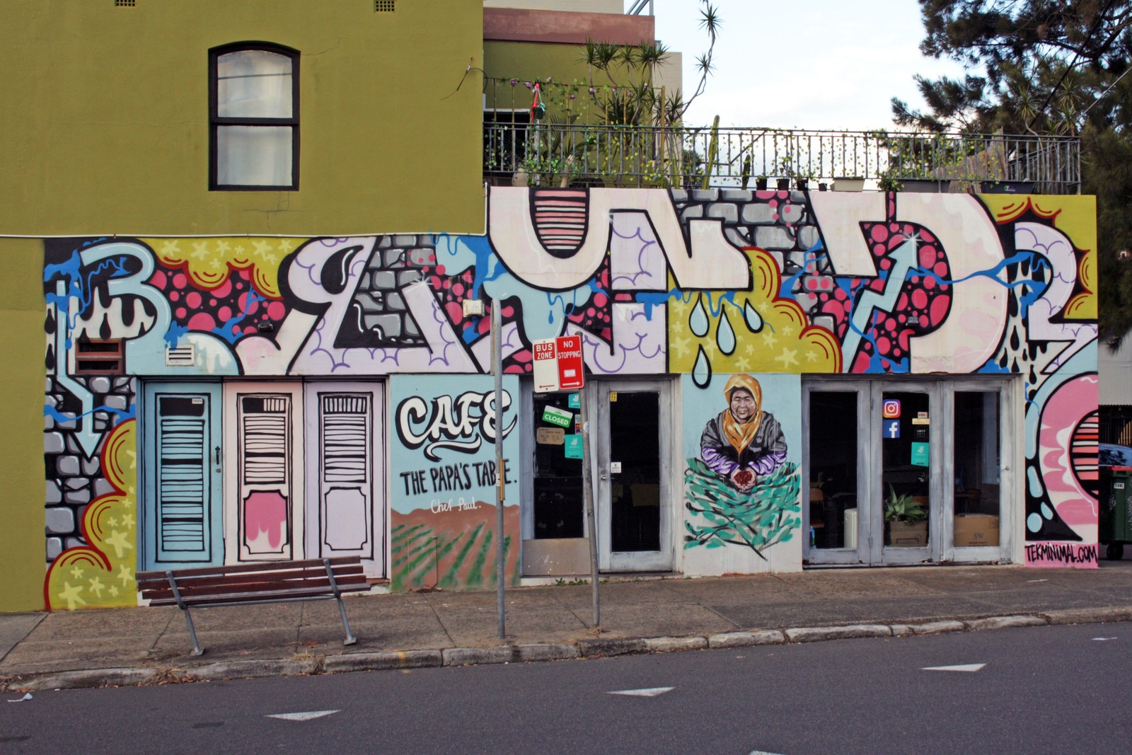 The Papa's Table by TekMinimal | Street Art NSW
