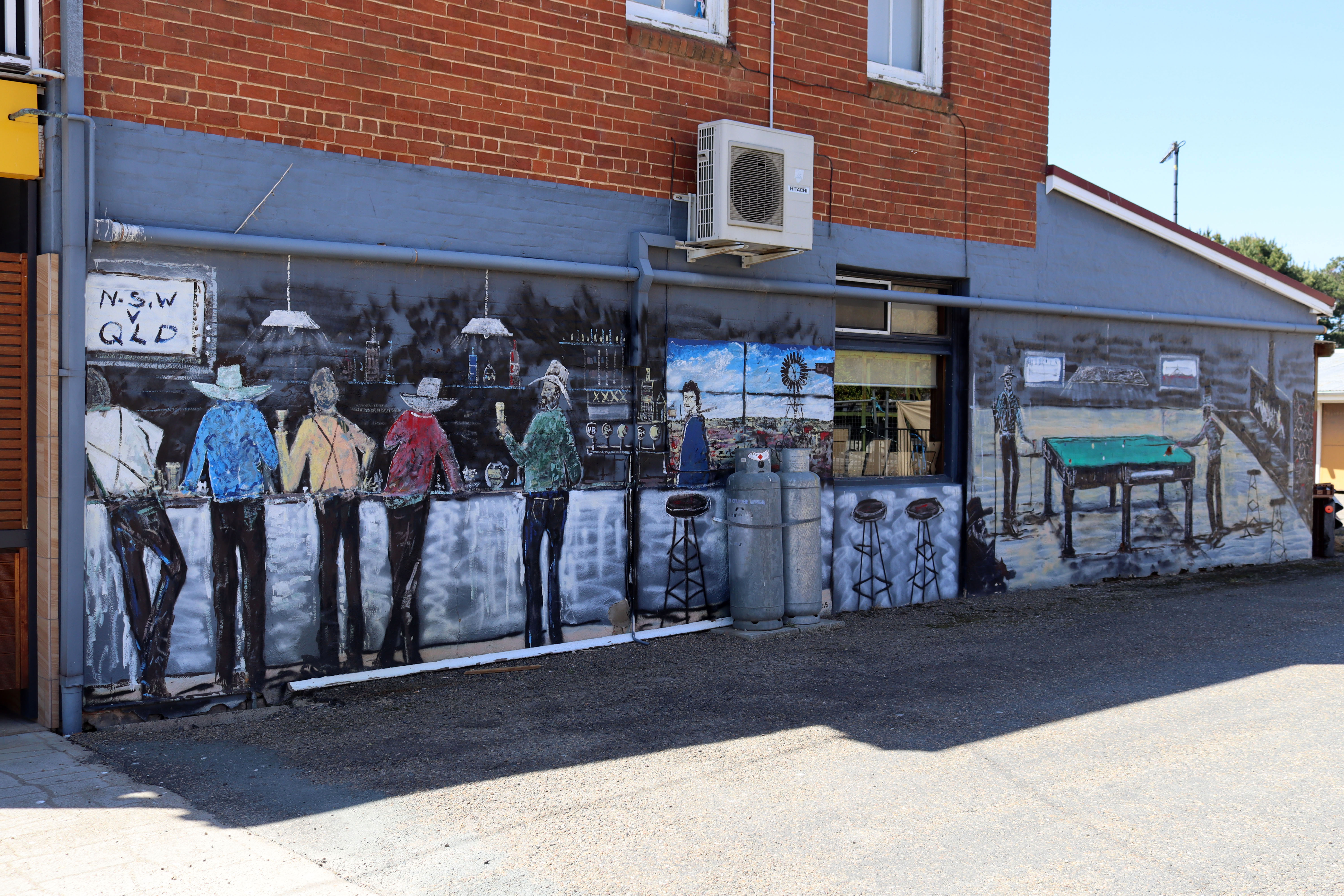 NSW v QLD by Michael Fitch | Street Art NSW