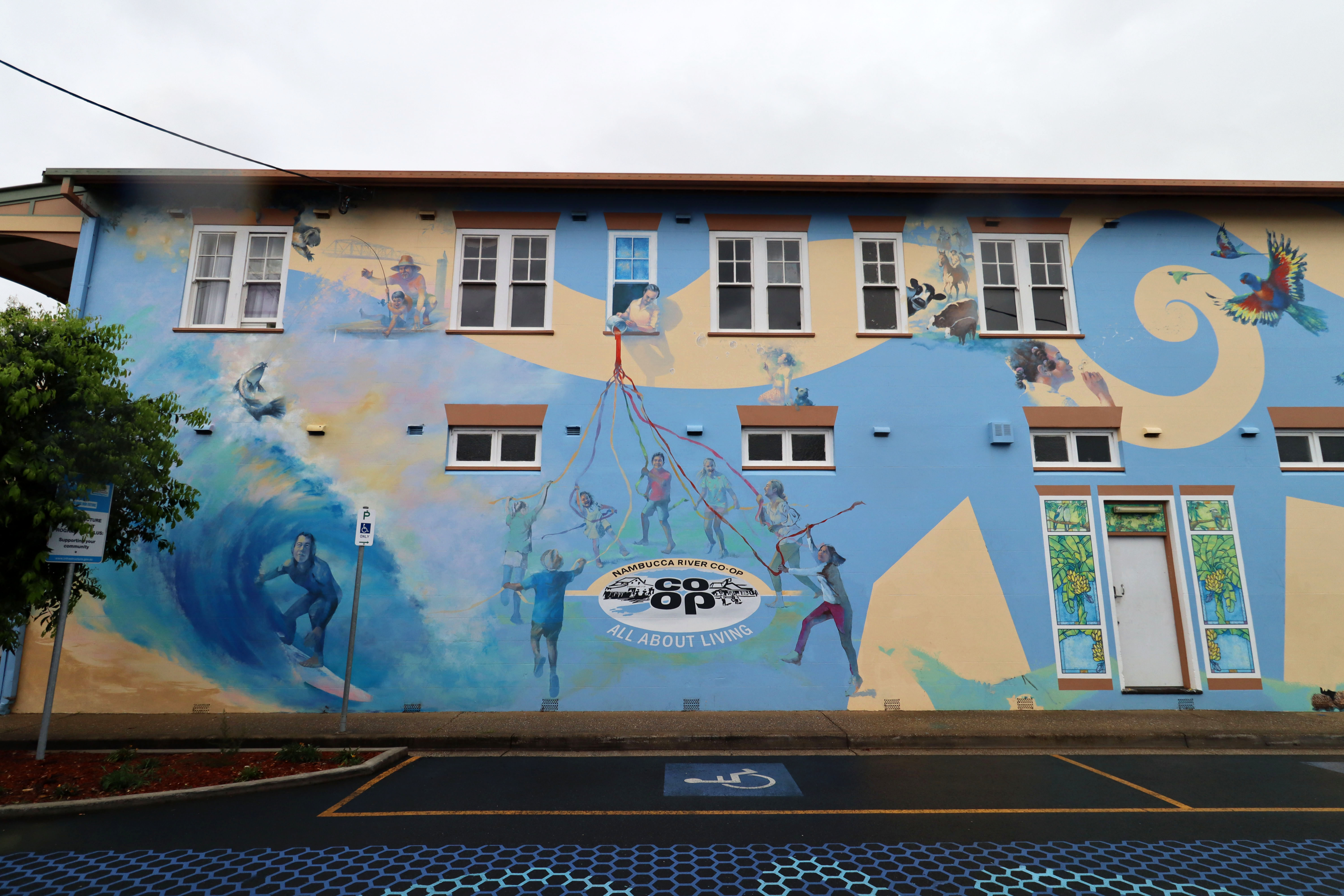 Nambucca River Co-Op by Felice Ferrer-Burton | Street Art NSW