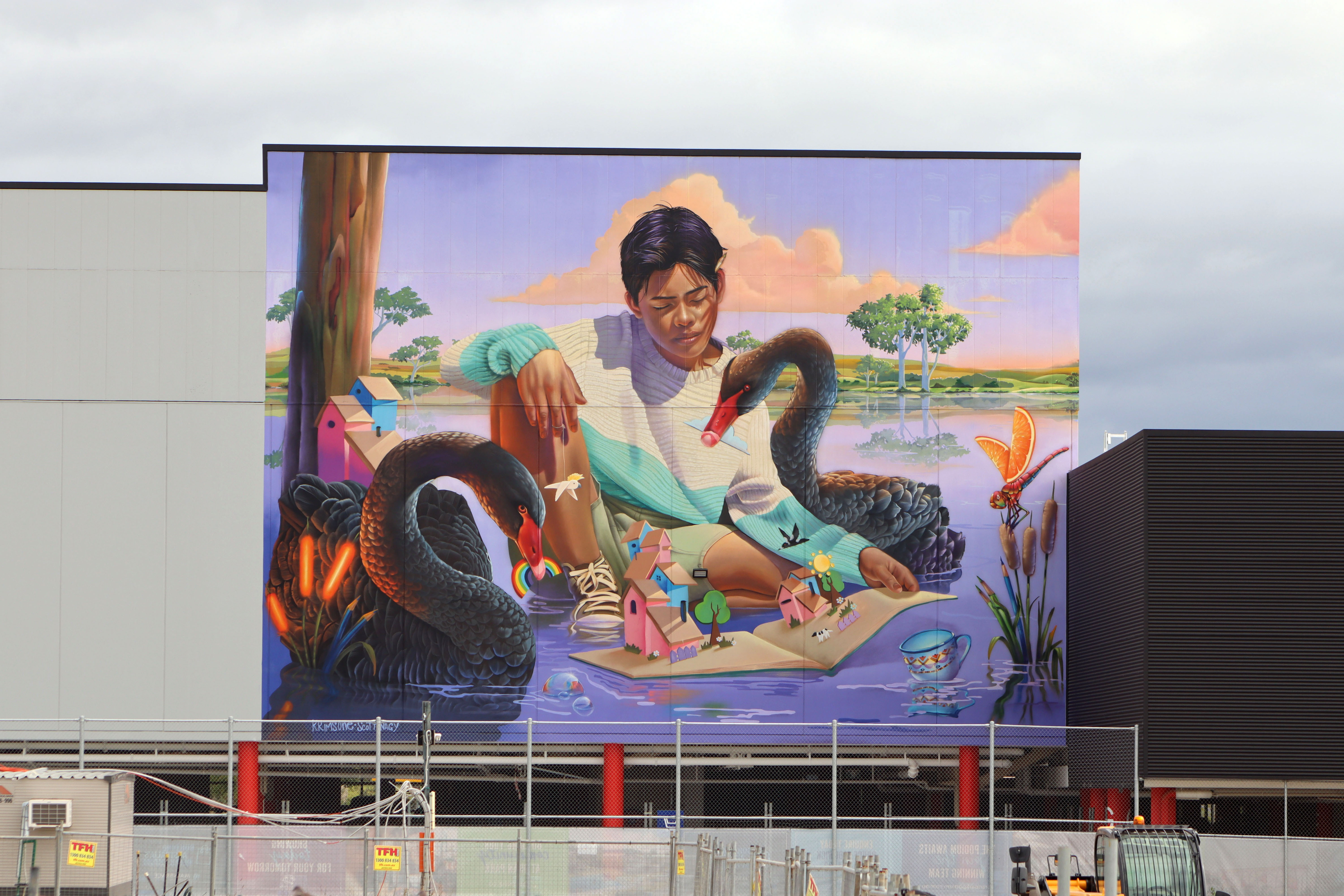 Creation Through Cooperation by Krimsone | Street Art NSW