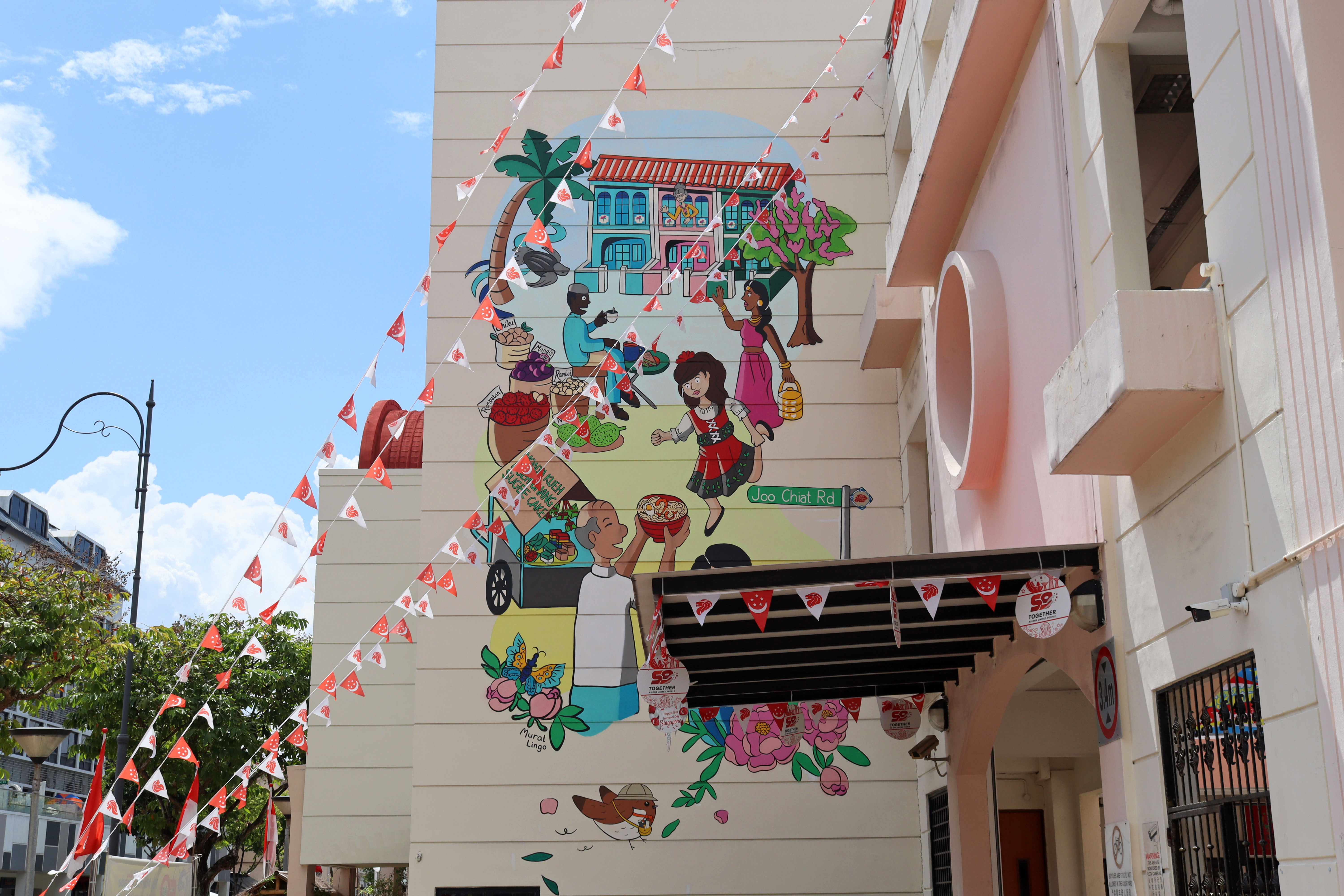 Katong-Joo Chiat Mingle by Mural Lingo | Street Art NSW