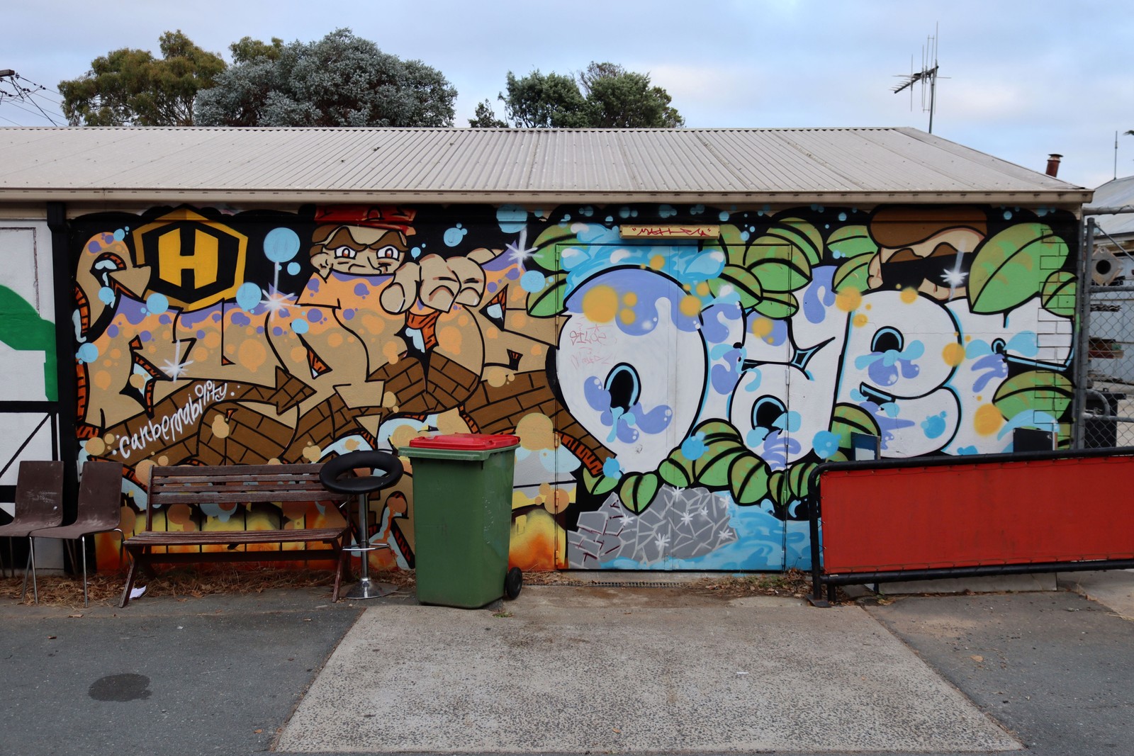 Chaos vs Order by Louka Sakkas | Street Art NSW