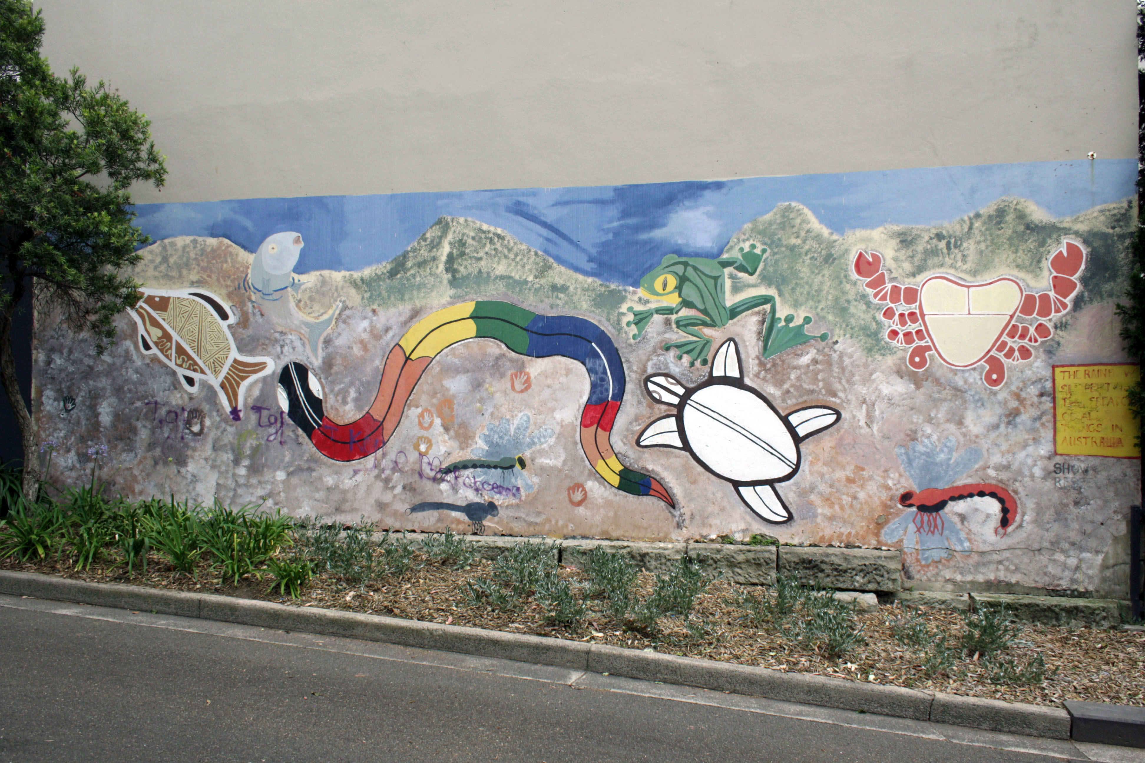 The Rainbow Serpent | Street Art NSW