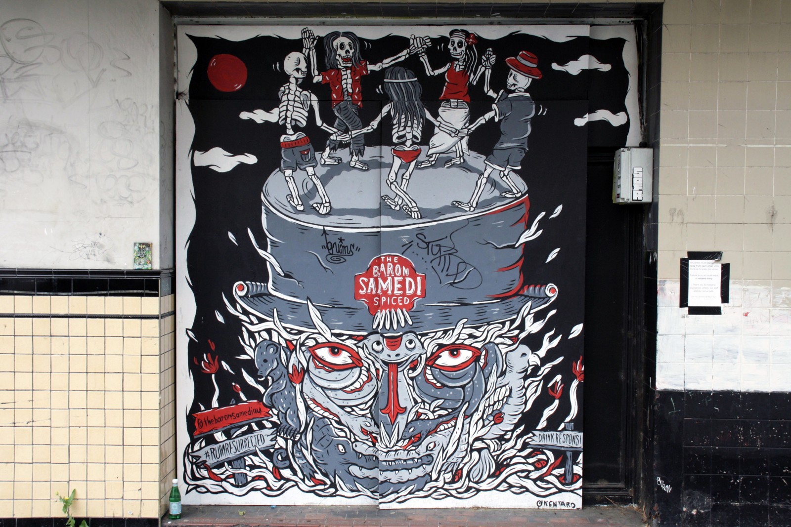 The Baron Samedi Spiced by Kentaro Yoshida | Street Art NSW