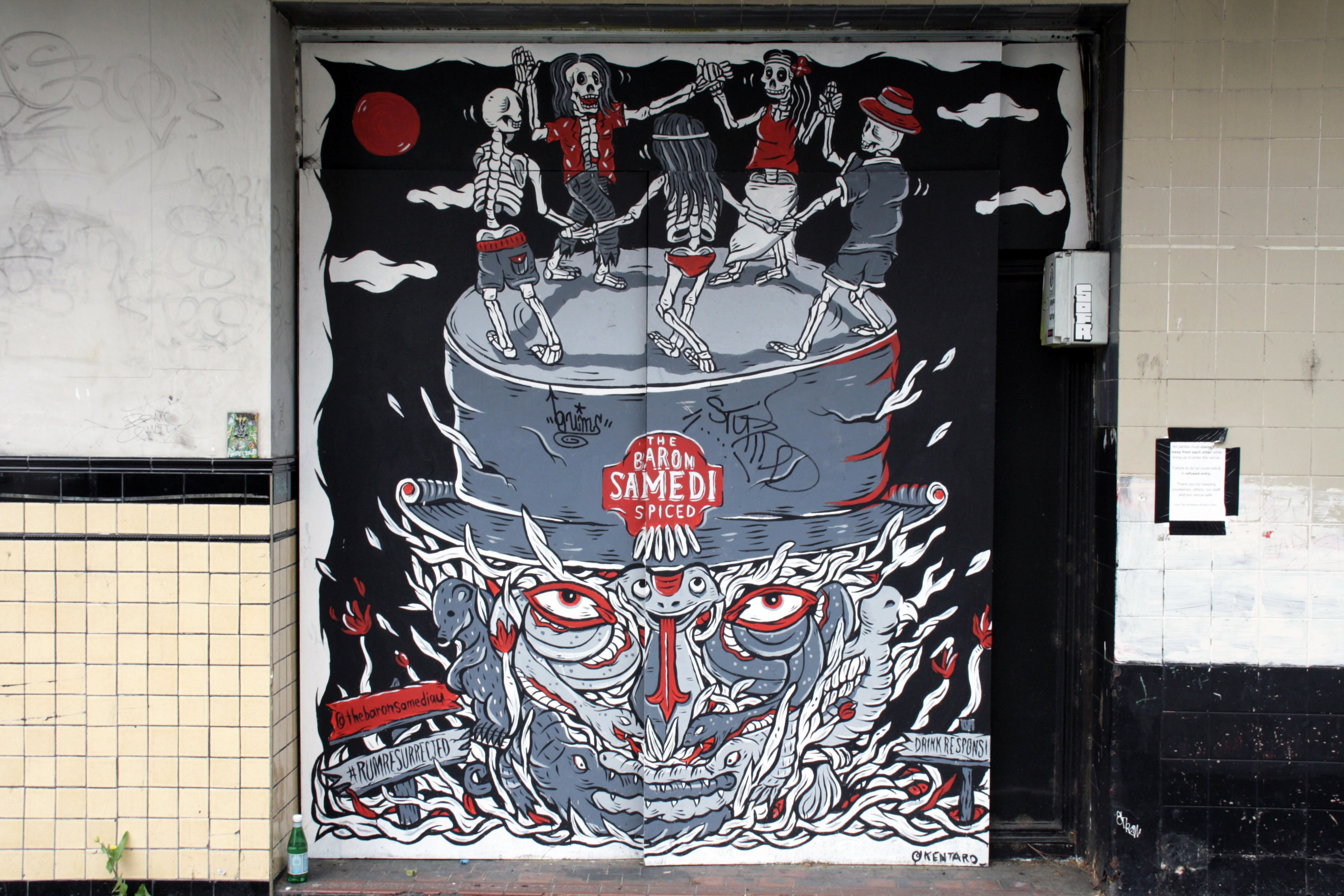 The Baron Samedi Spiced by Kentaro Yoshida | Street Art NSW