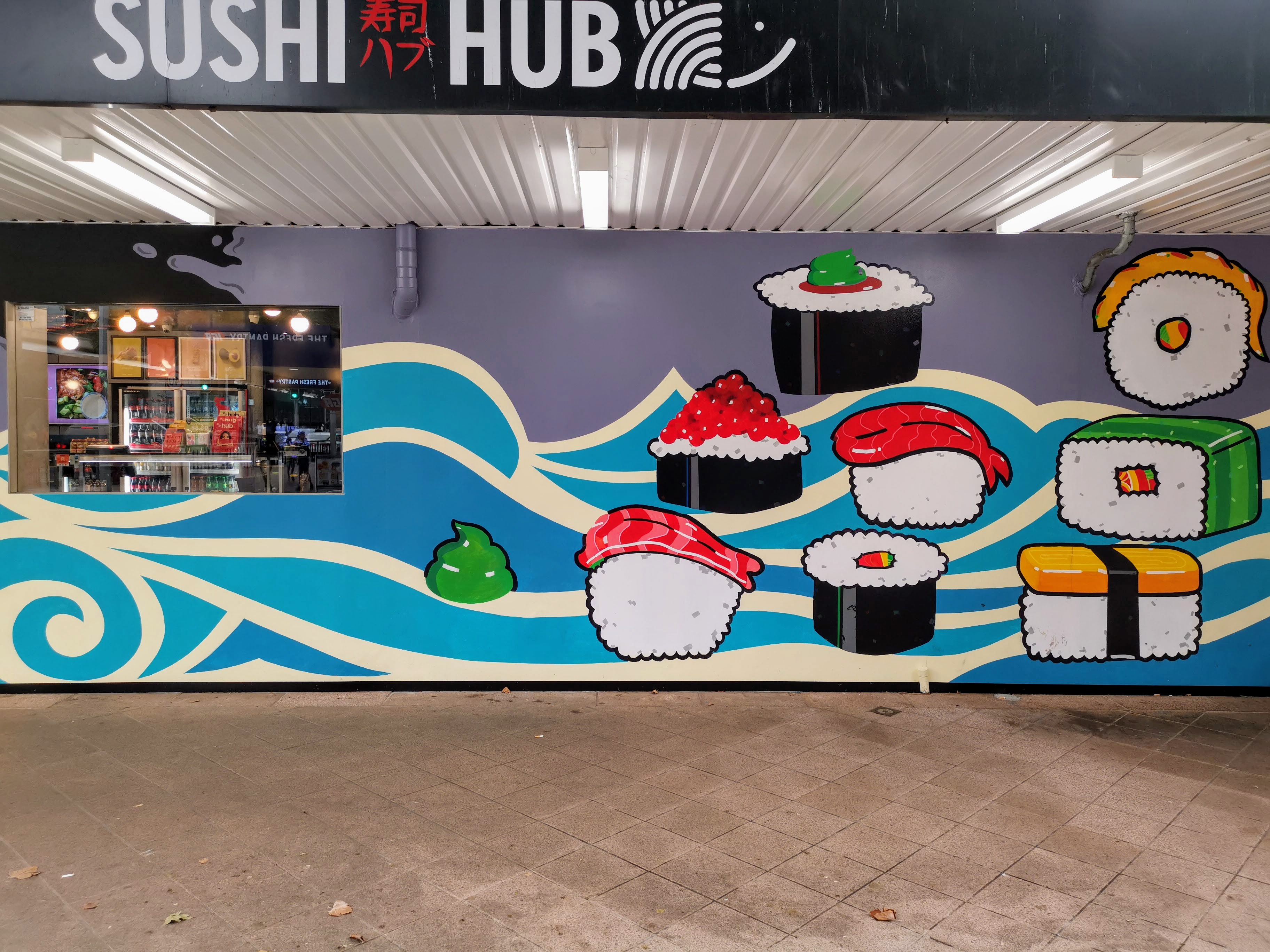 Sushi Hub | Street Art NSW