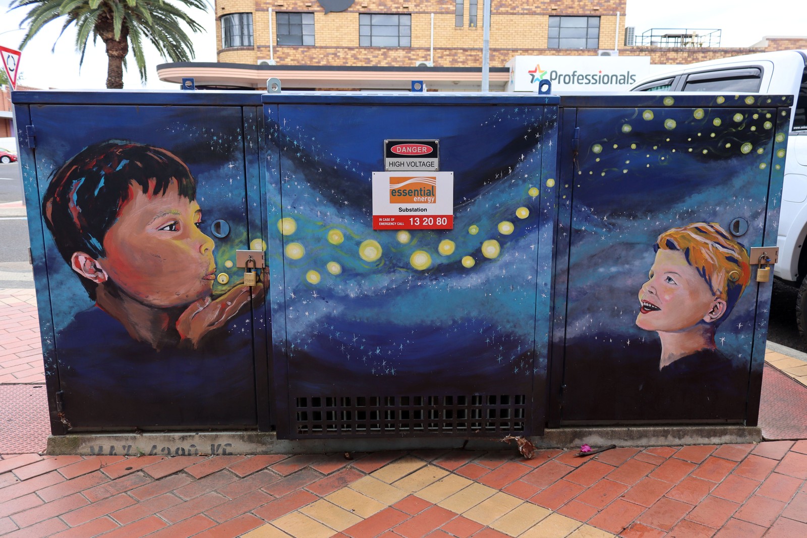 Dhinawan in the Sky by Joanne Stead | Street Art NSW