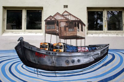 Brisbane Flood Refugee Boat