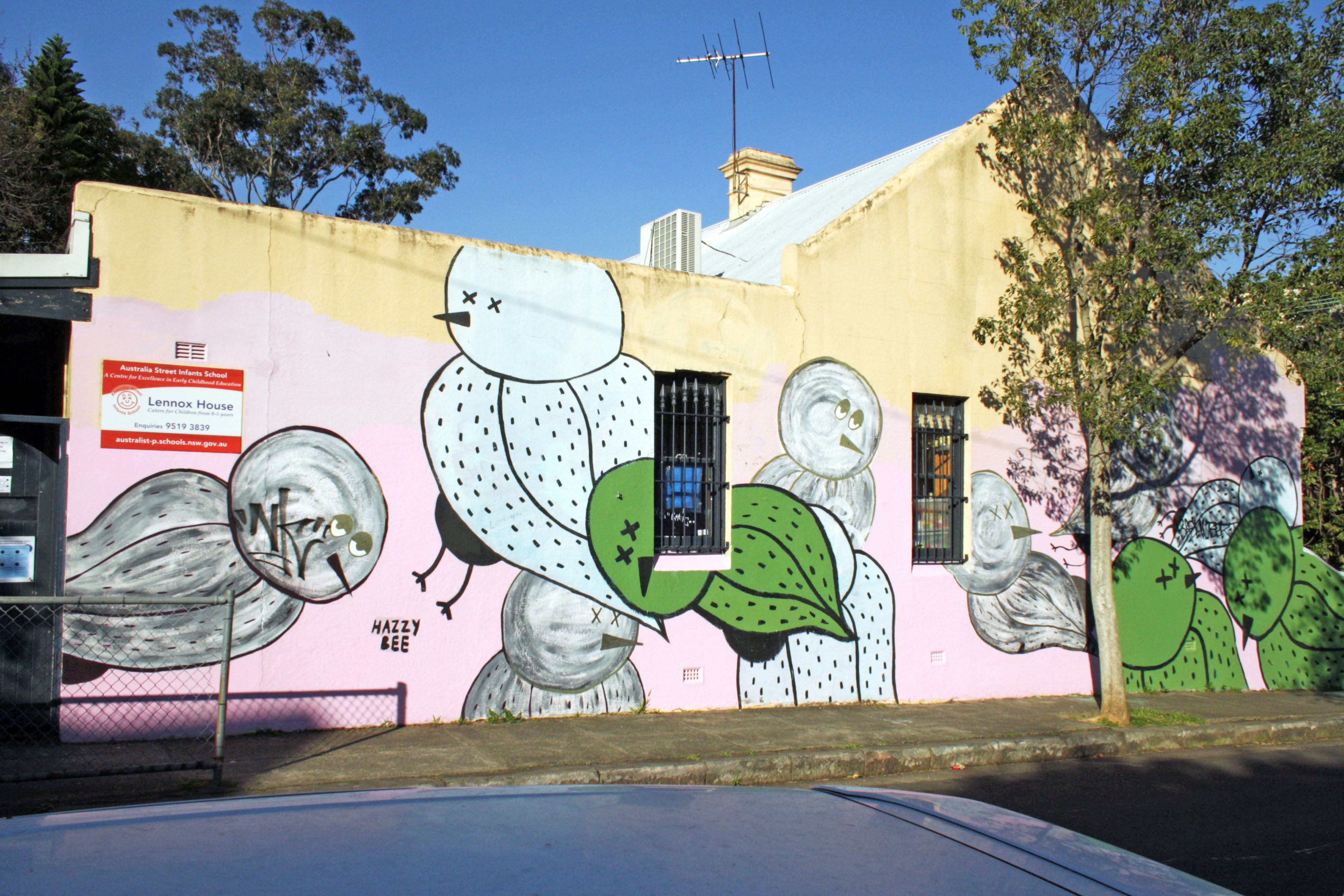 Untitled by Hazzybee | Street Art NSW