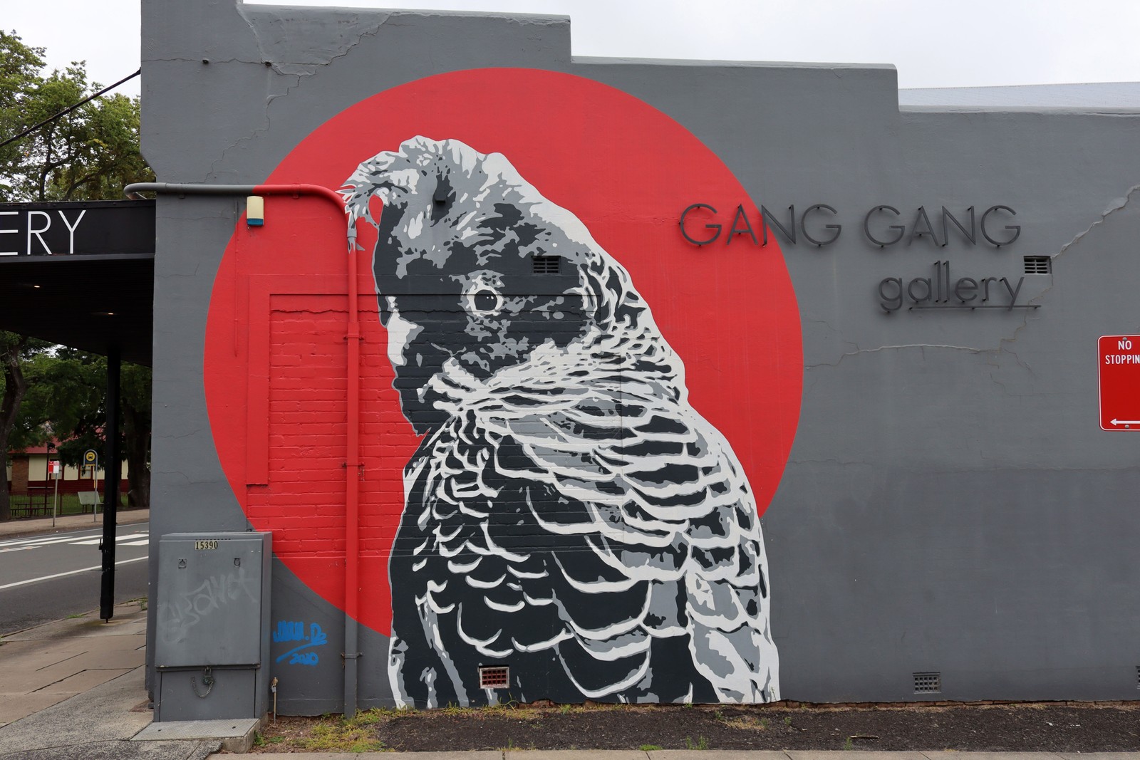 Gang Gang Cockatoo by MAN.De | Street Art NSW