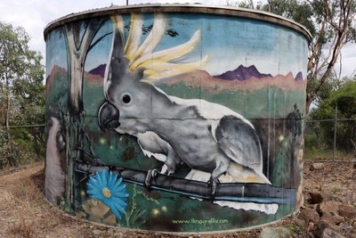 Tamworth Water Tank Art