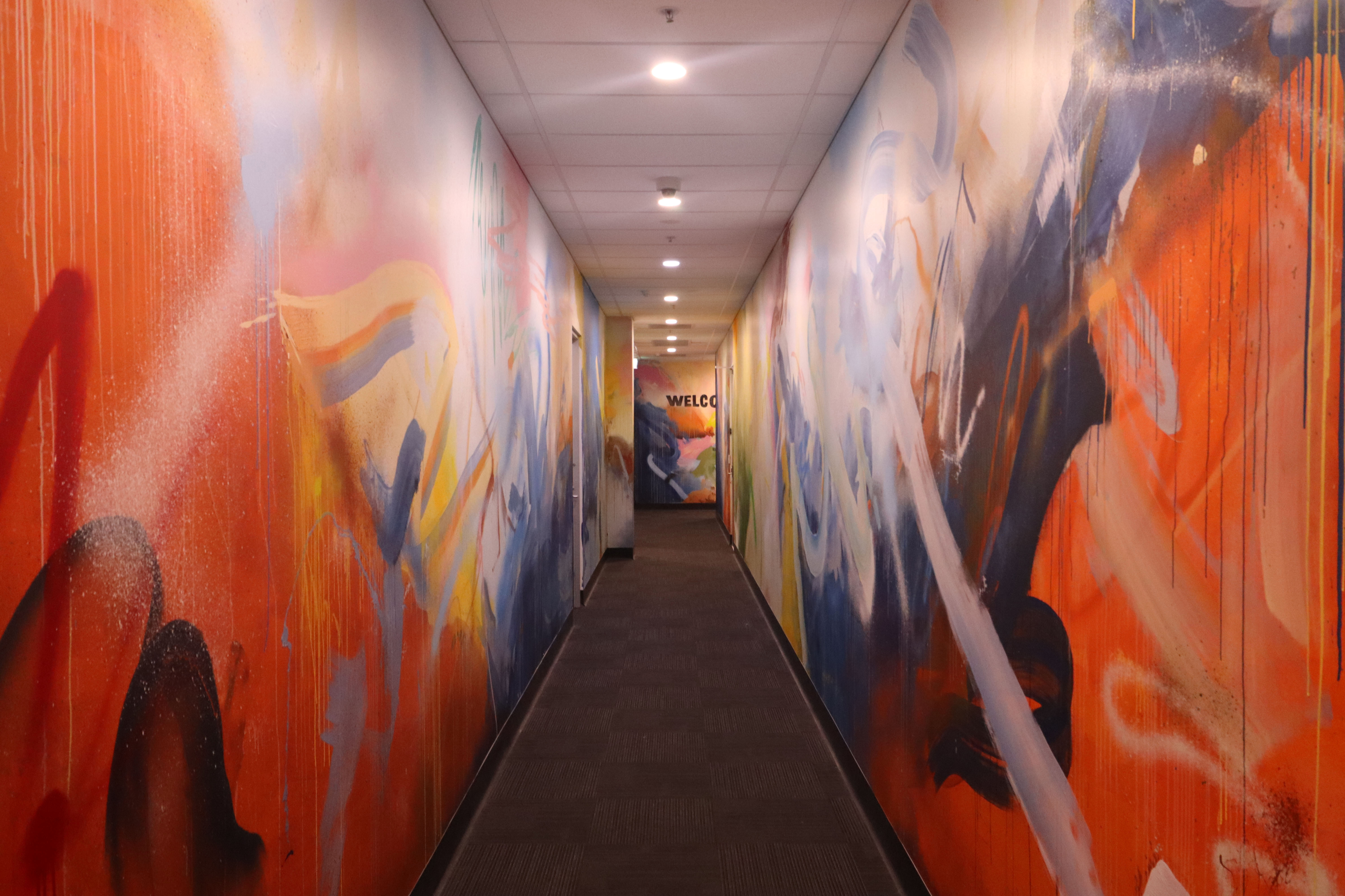 Stockland Merrylands Community Rooms by Michael Black | Street Art NSW