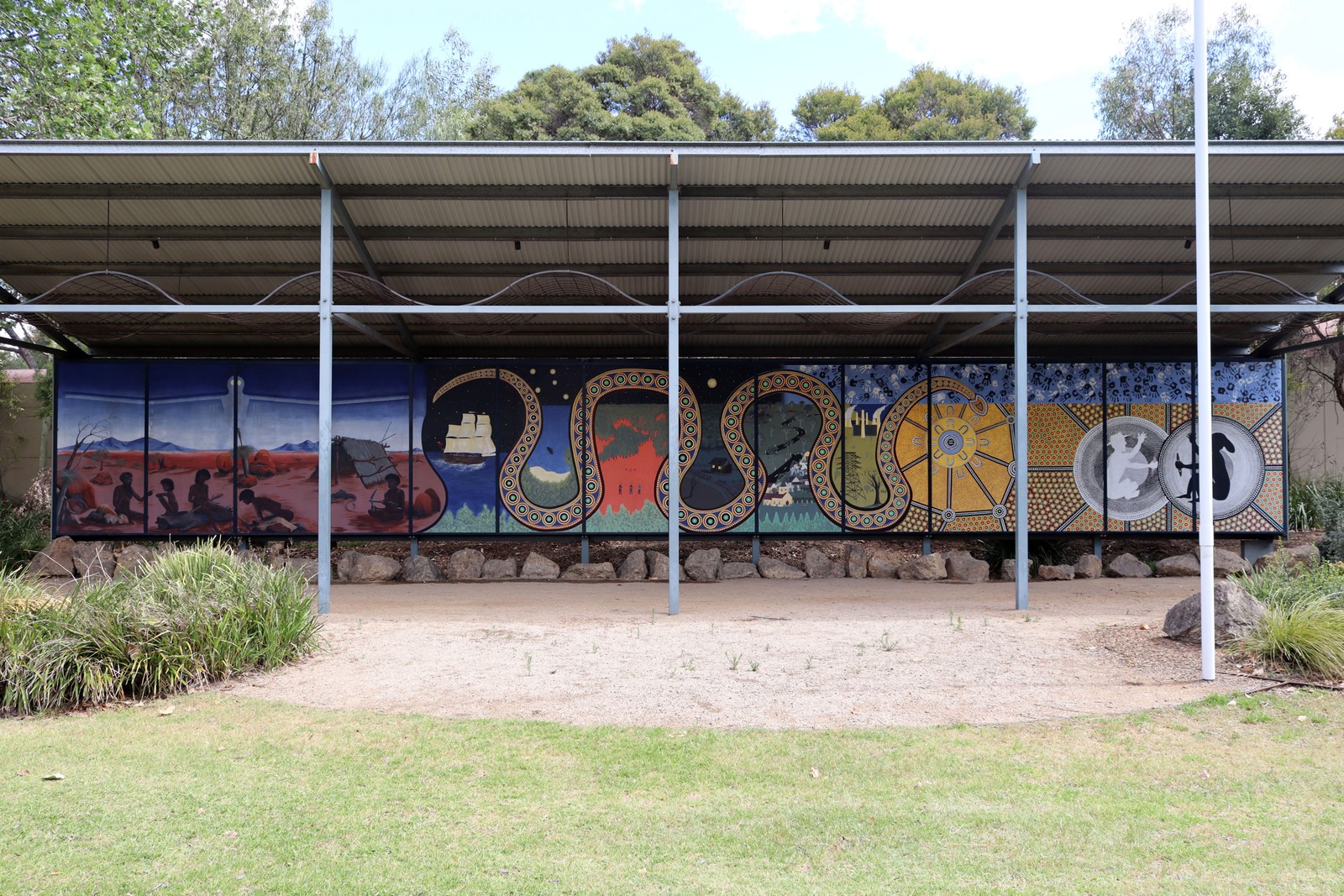Reconciliation Mural by George Anderson | Street Art NSW