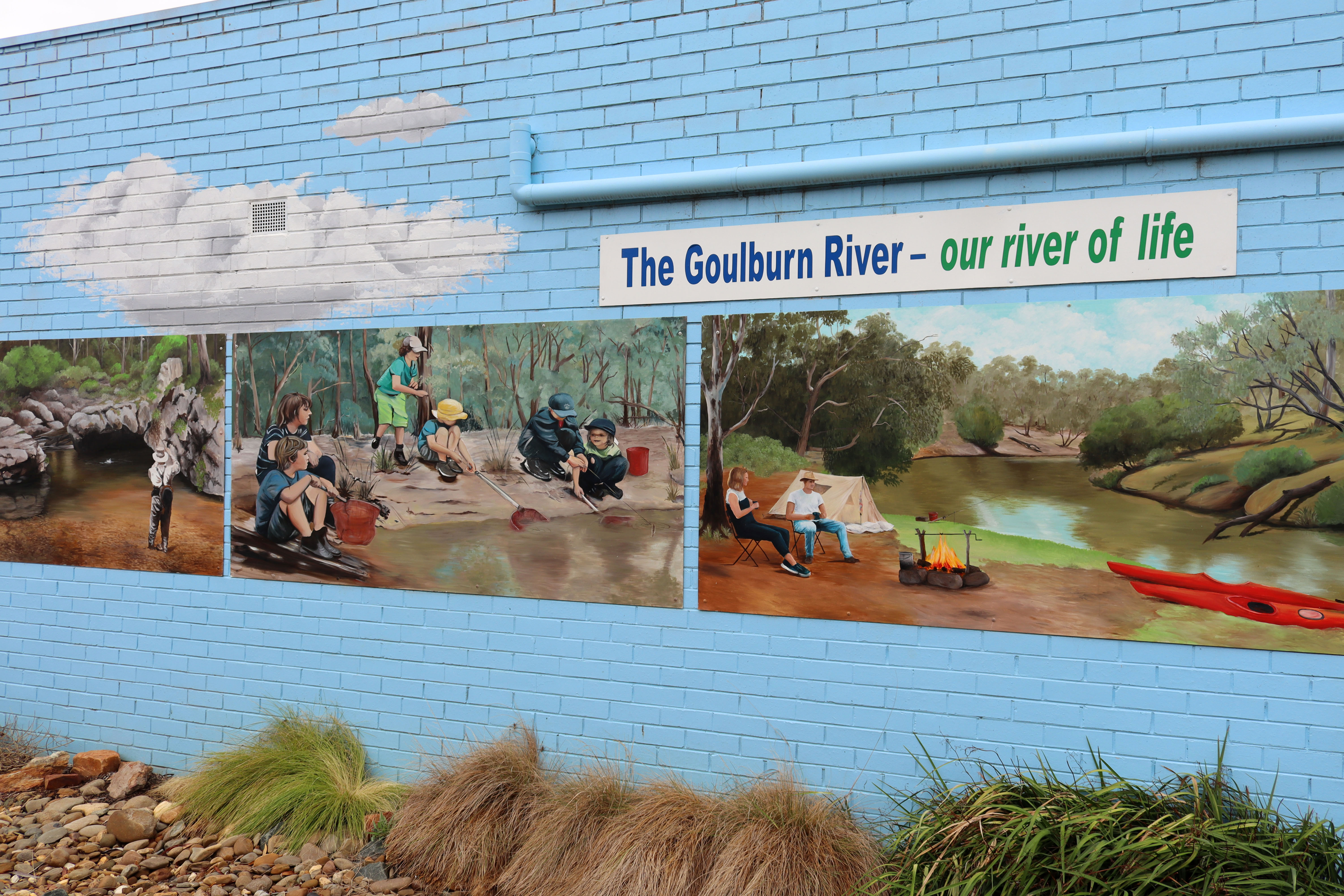 The Goulburn River - Our River of Life by Murray Ross | Street Art NSW