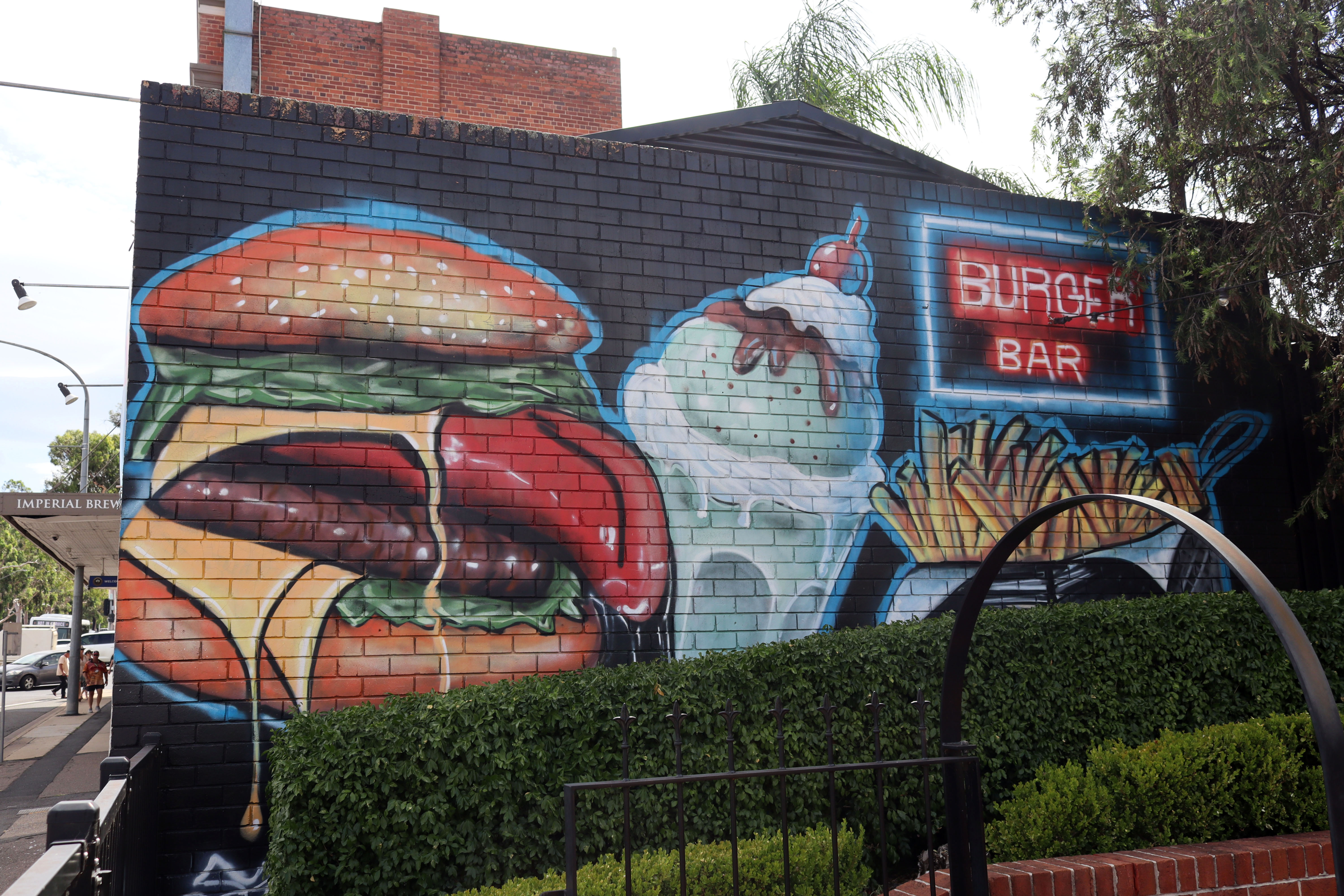 Williamsburg Burger Bar by Shane Salvador | Street Art NSW