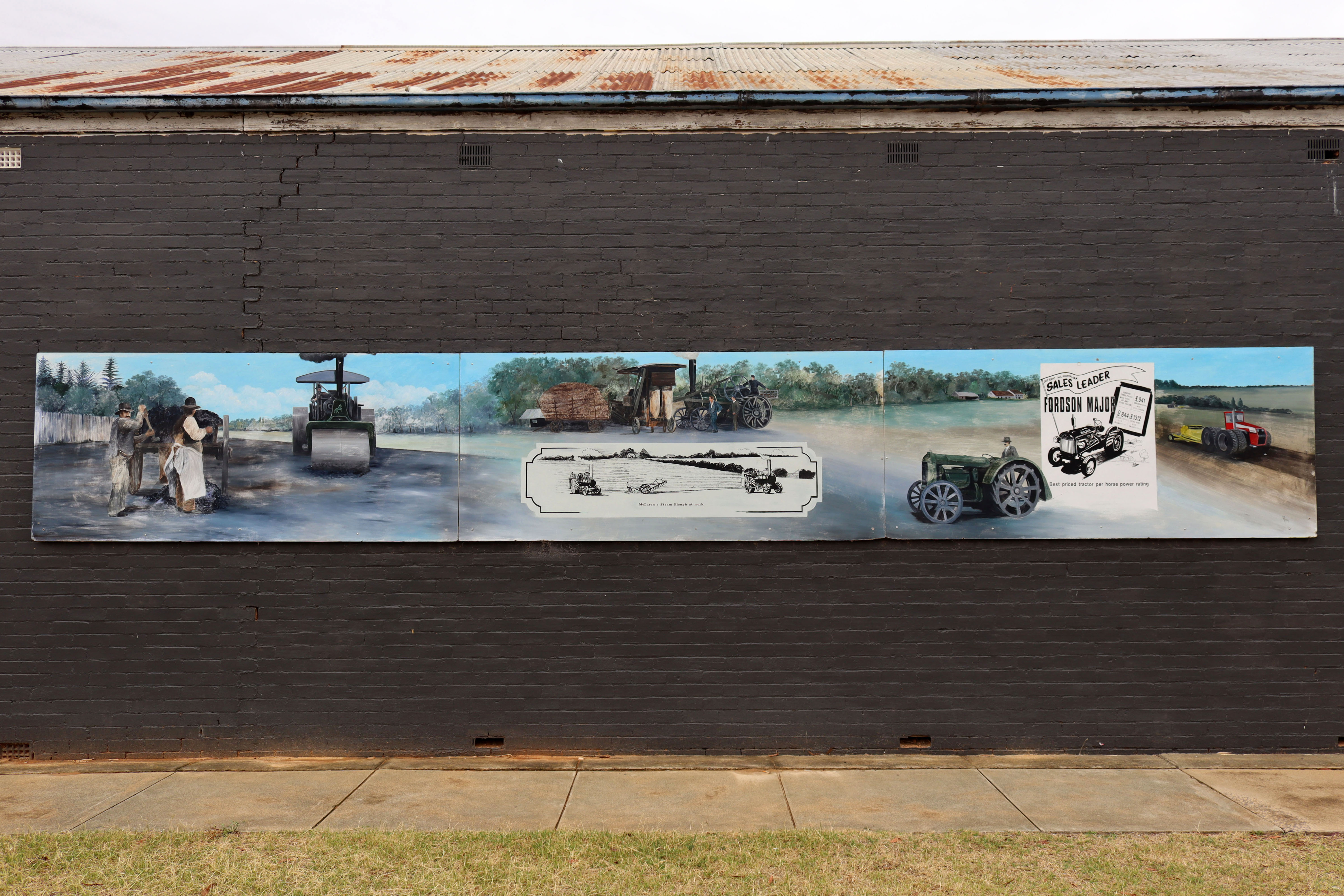Motive Power on the Land | Street Art NSW