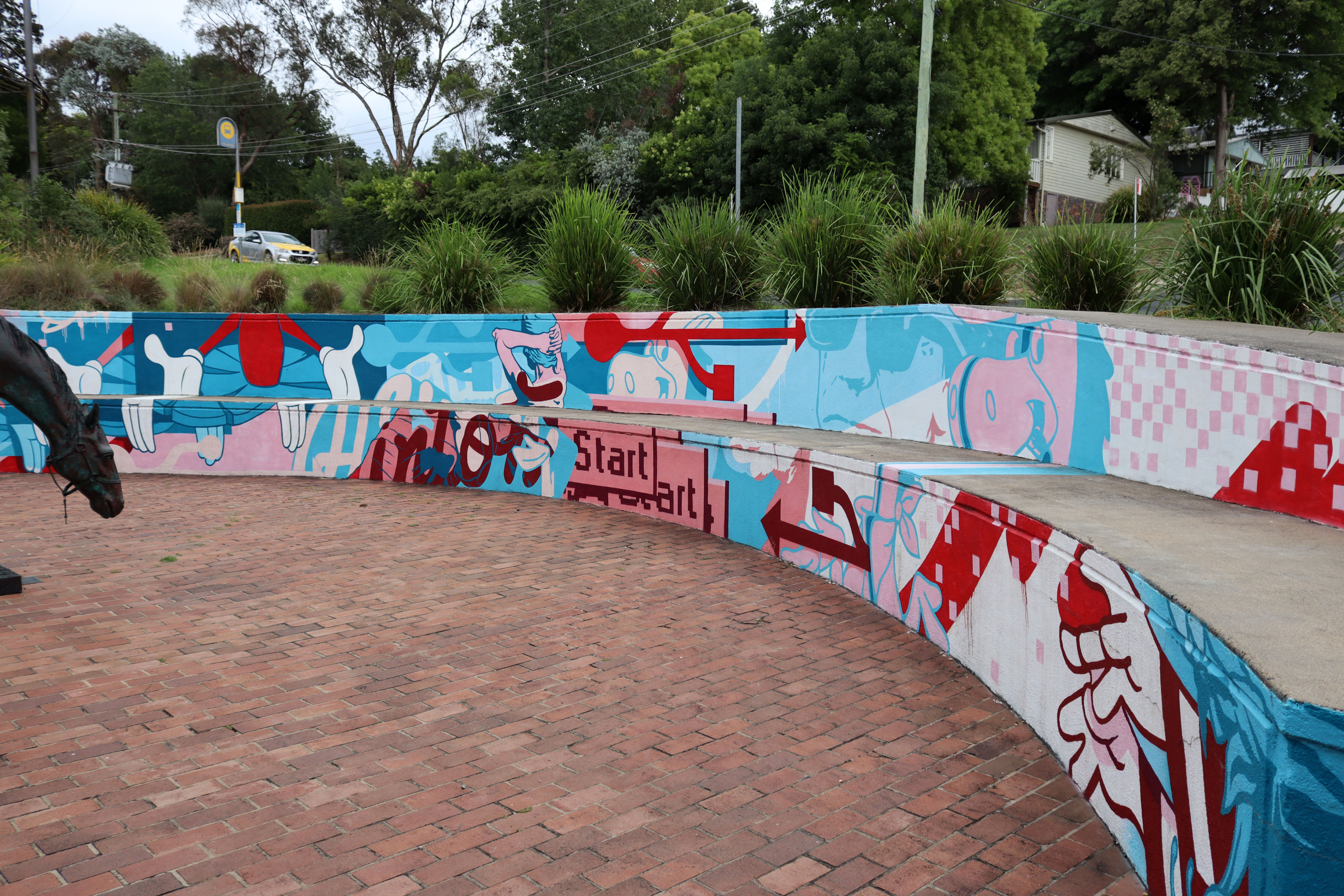 Whispering Wall by Silly Pear | Street Art NSW