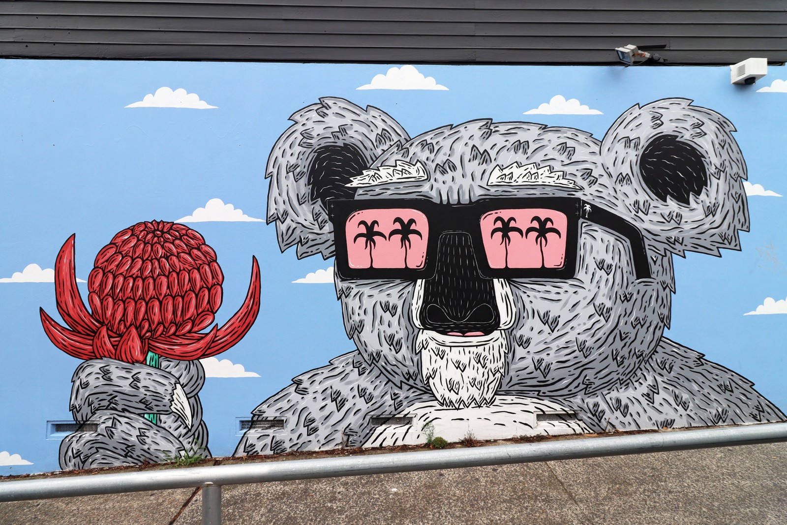 Waratah Wazza the Koala by Mulga | Street Art NSW