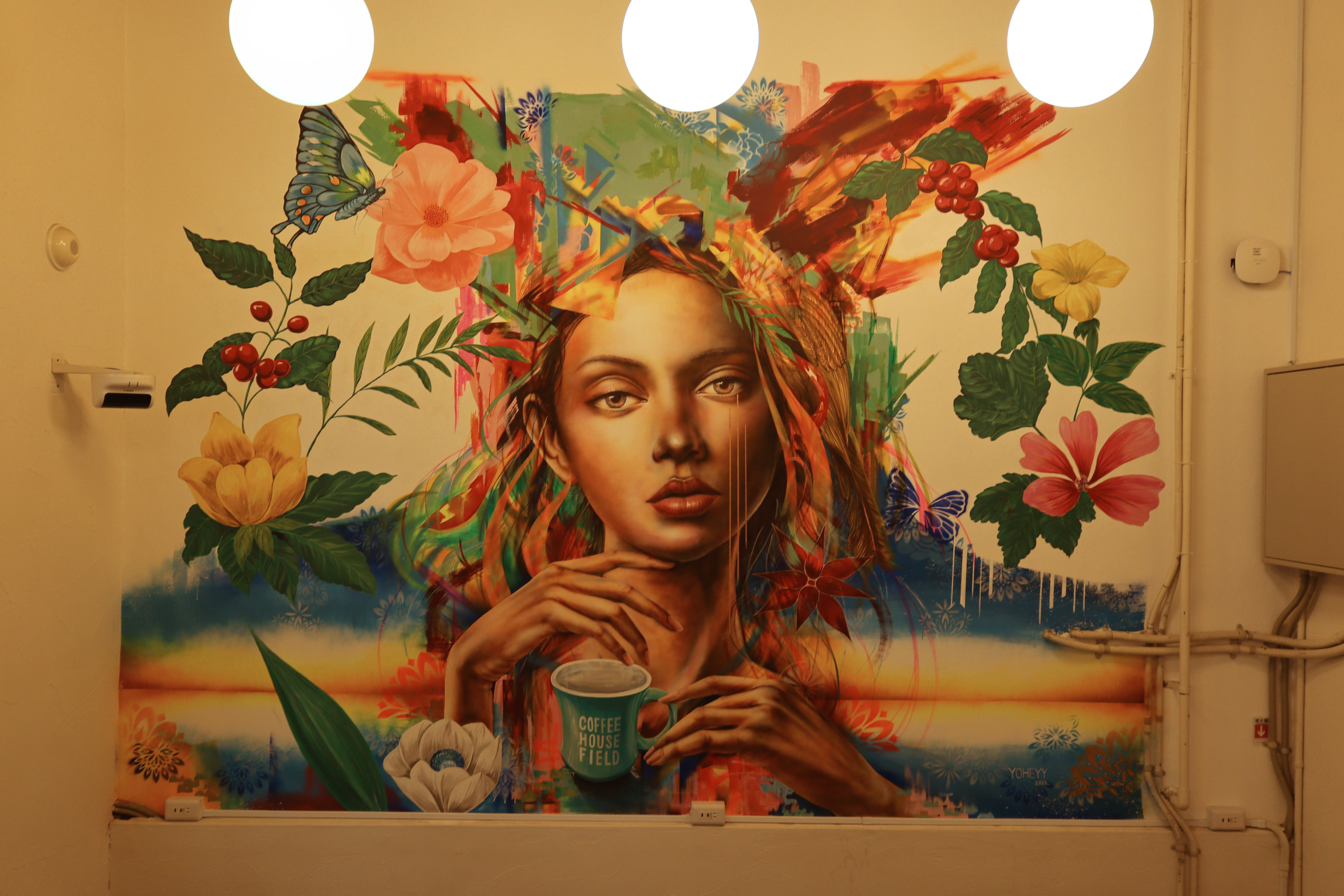 Coffee House Field by YOHEYY | Street Art NSW