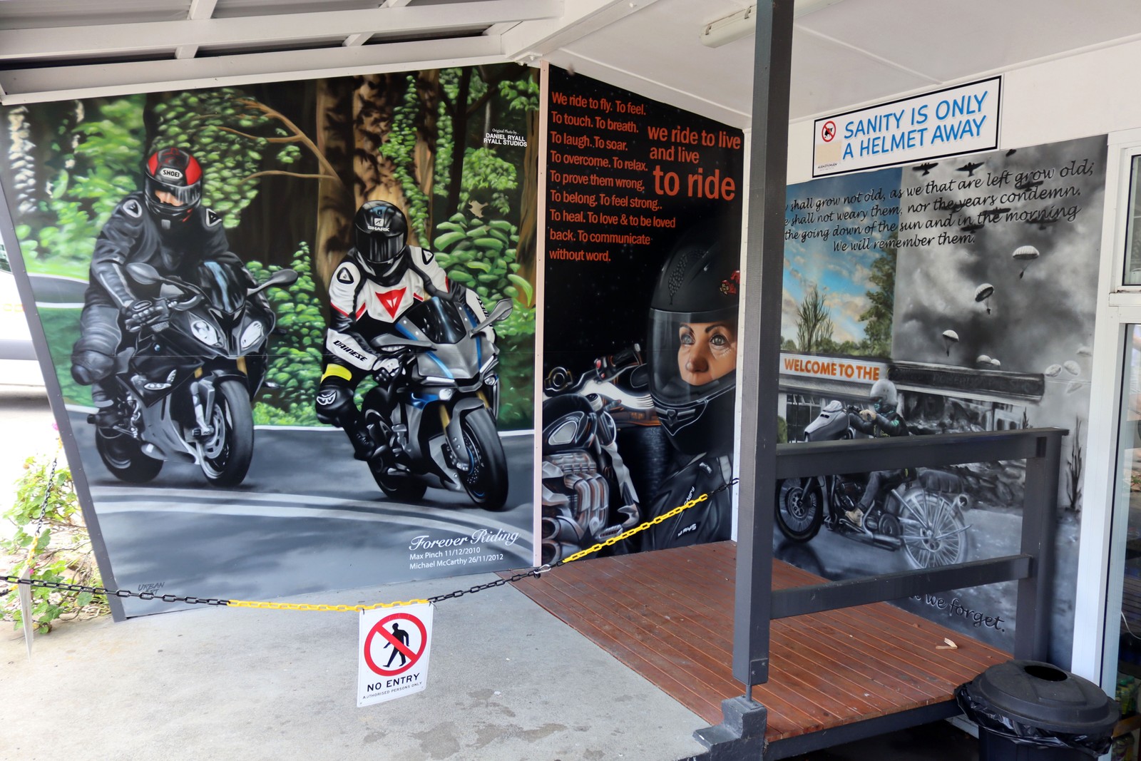 Motorcycling Murals by Urban Art Australia | Street Art NSW