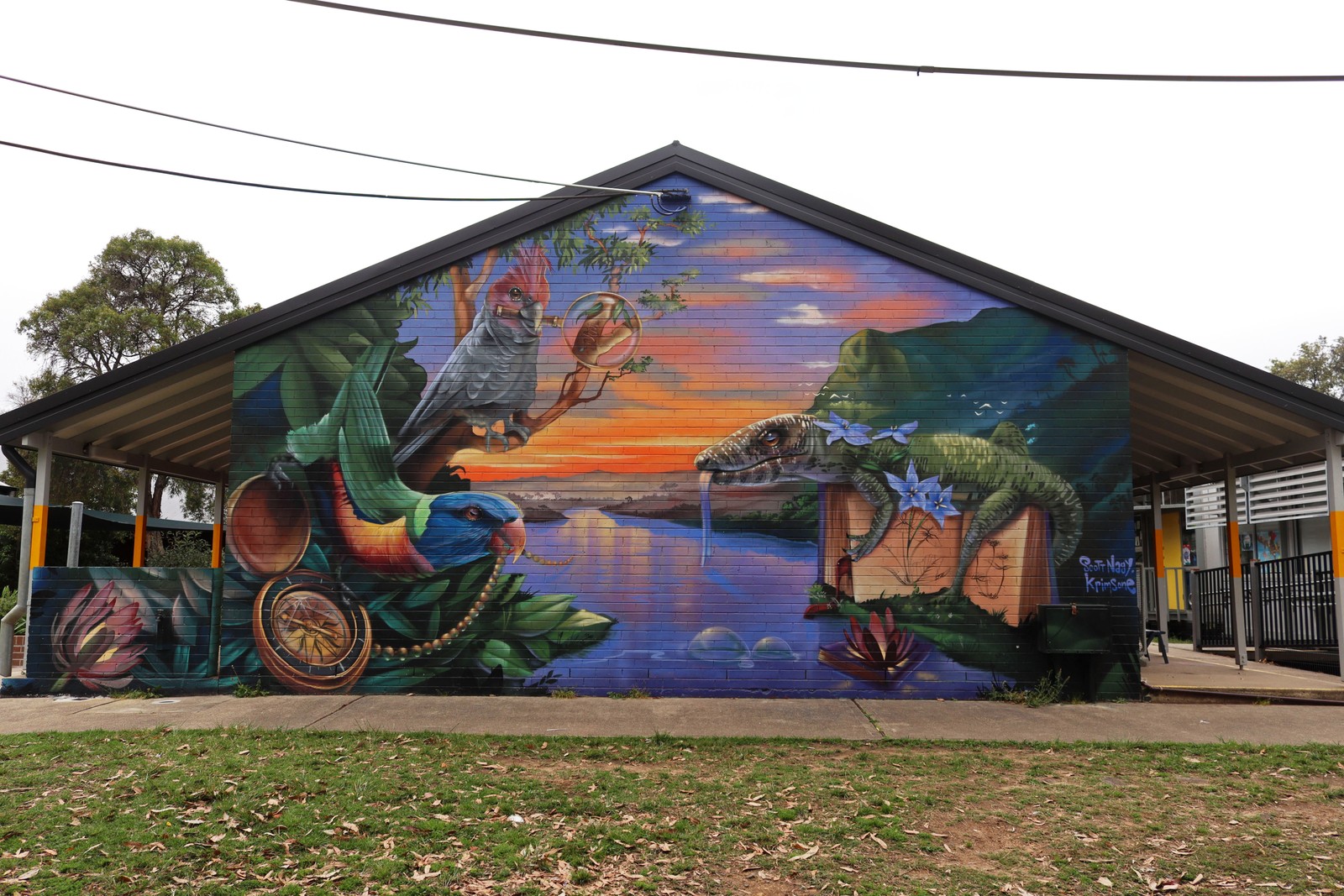 Sunset by the Nepean River by Scott Nagy | Street Art NSW