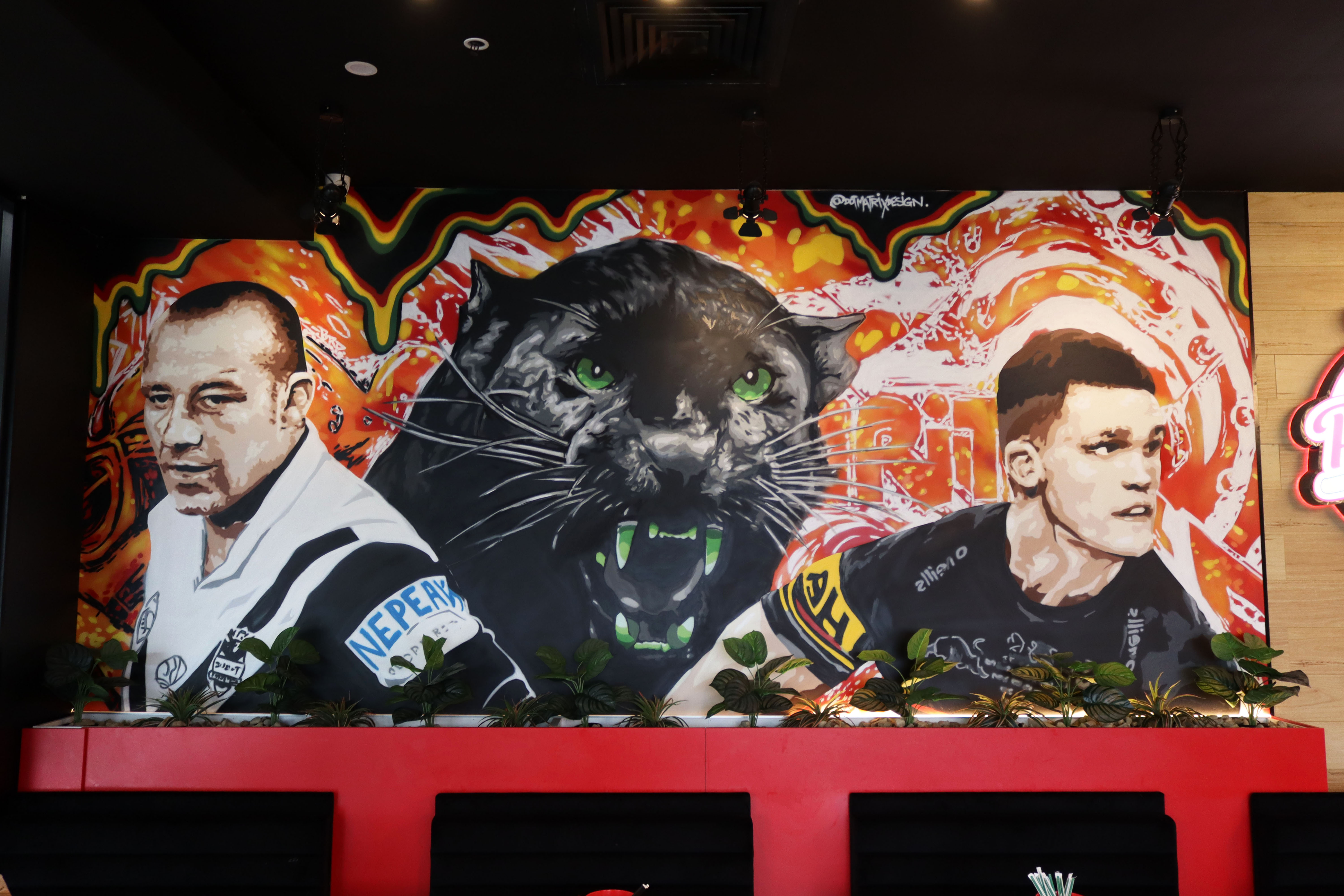 Nathan Cleary and Mark Geyer