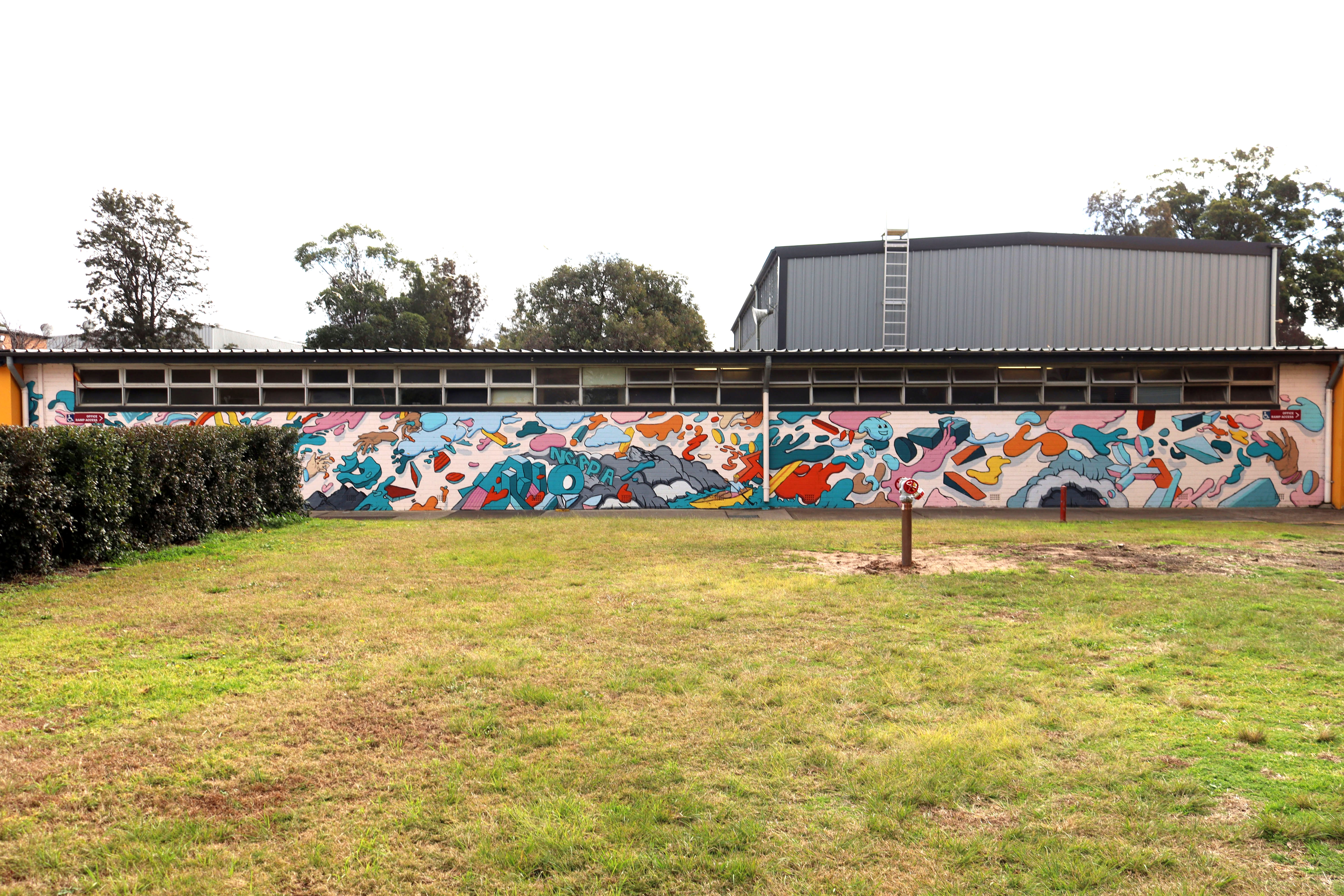 NCAPA Mural by Michael Black | Street Art NSW
