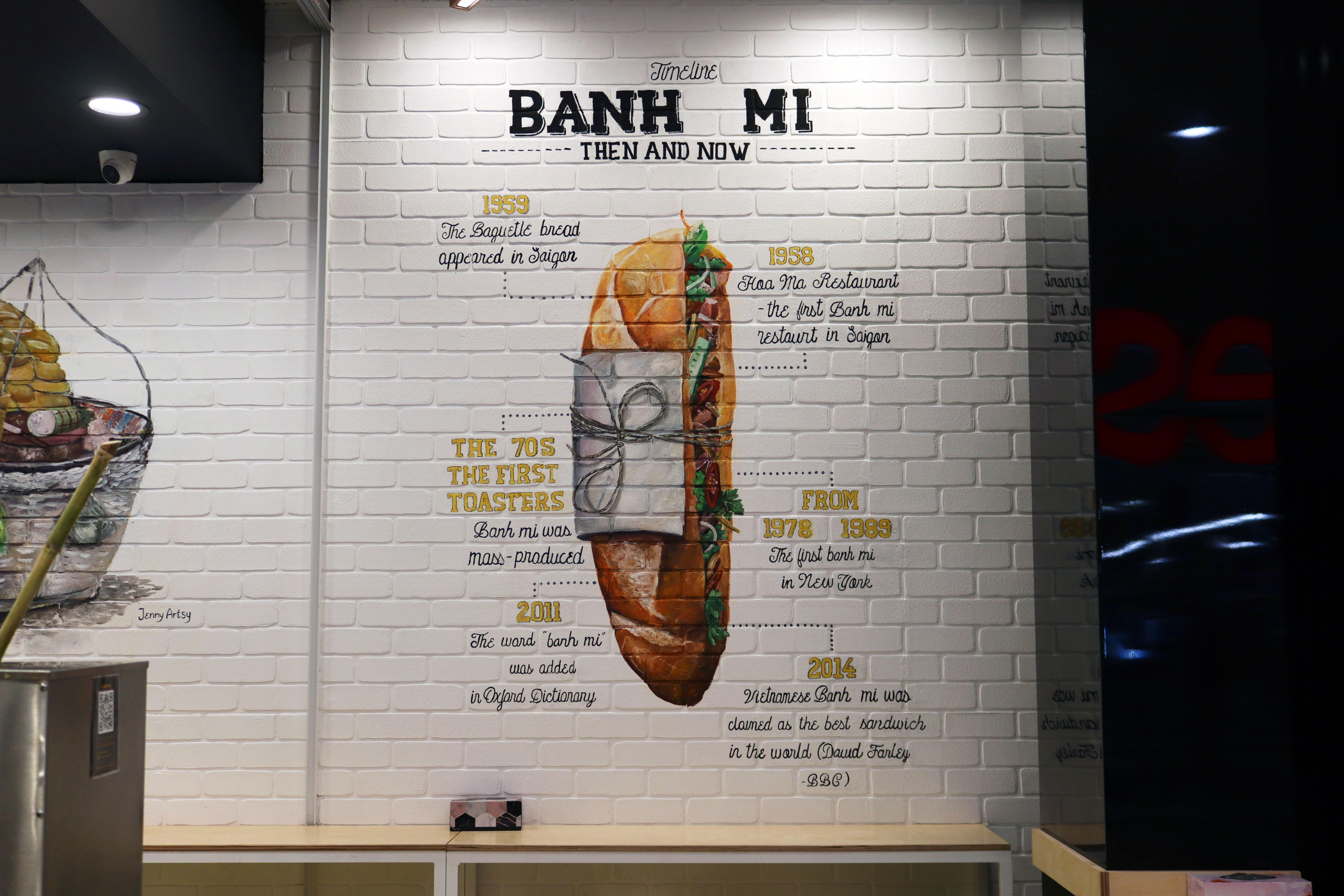 Banh Mi - Then and Now by Jenny Pham | Street Art NSW