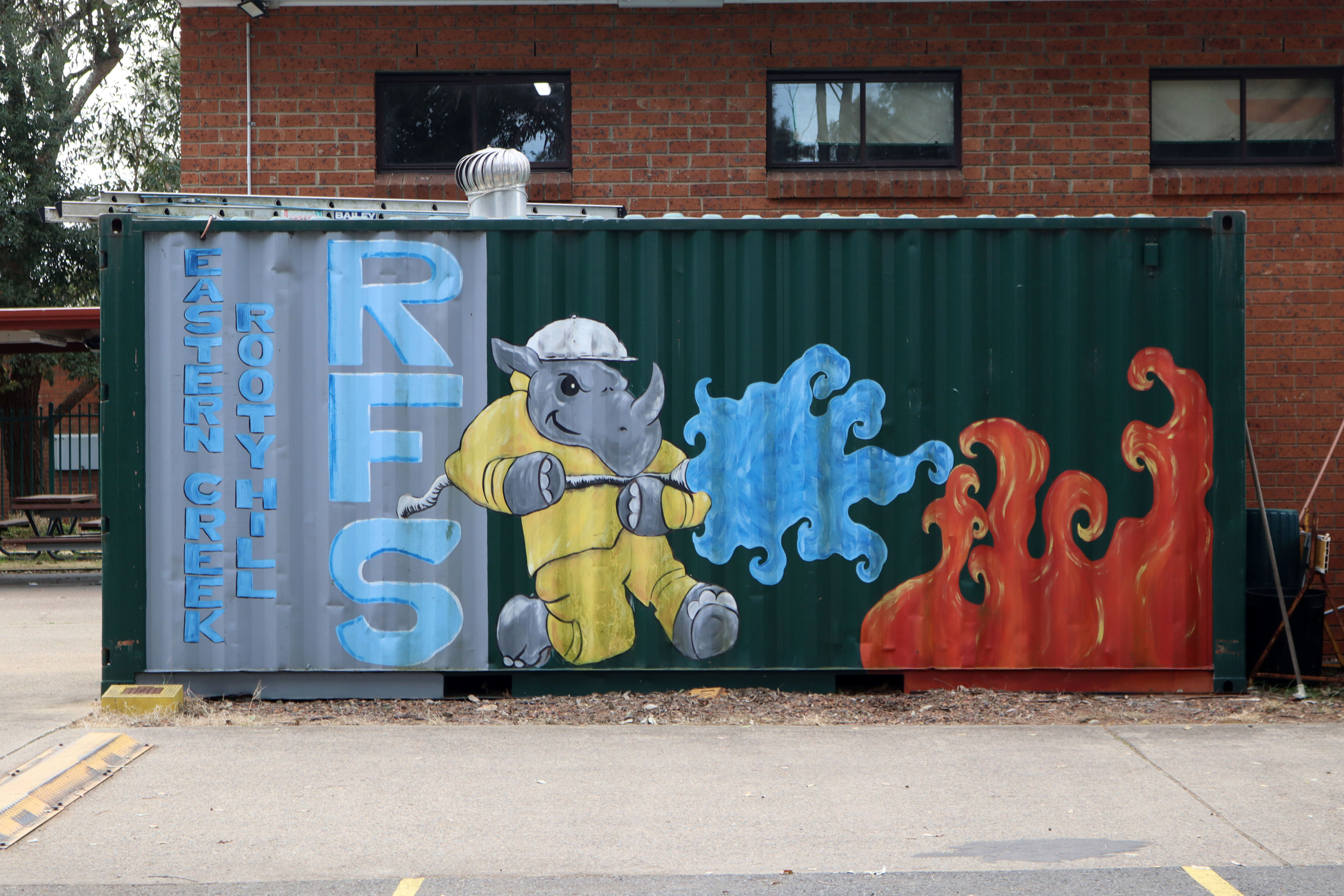 Rooty Hill Eastern Creek RFS by Danielle Rawnsley-Gallistan | Street Art NSW