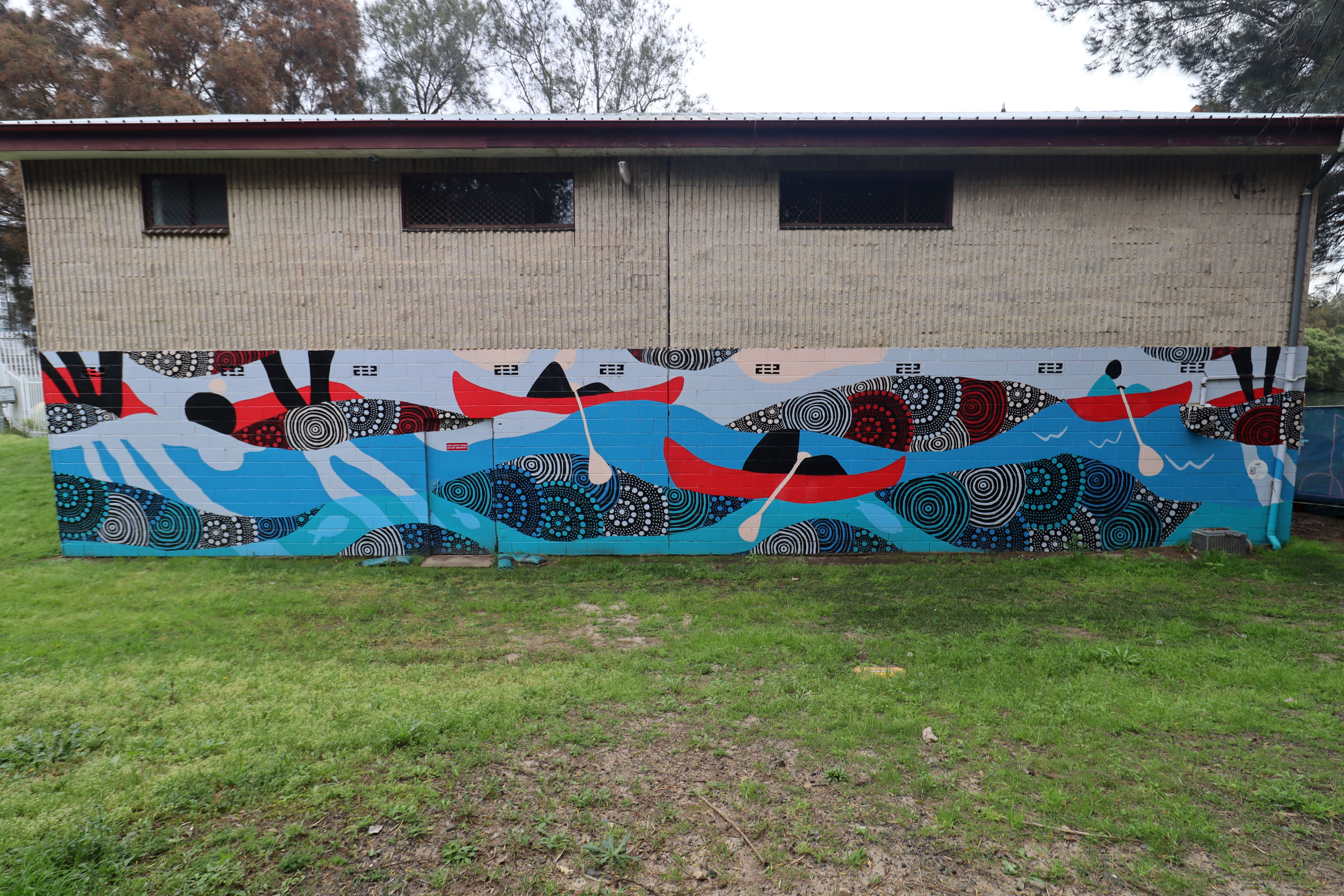 Rivers Flow by Saltwater Dreamtime | Street Art NSW