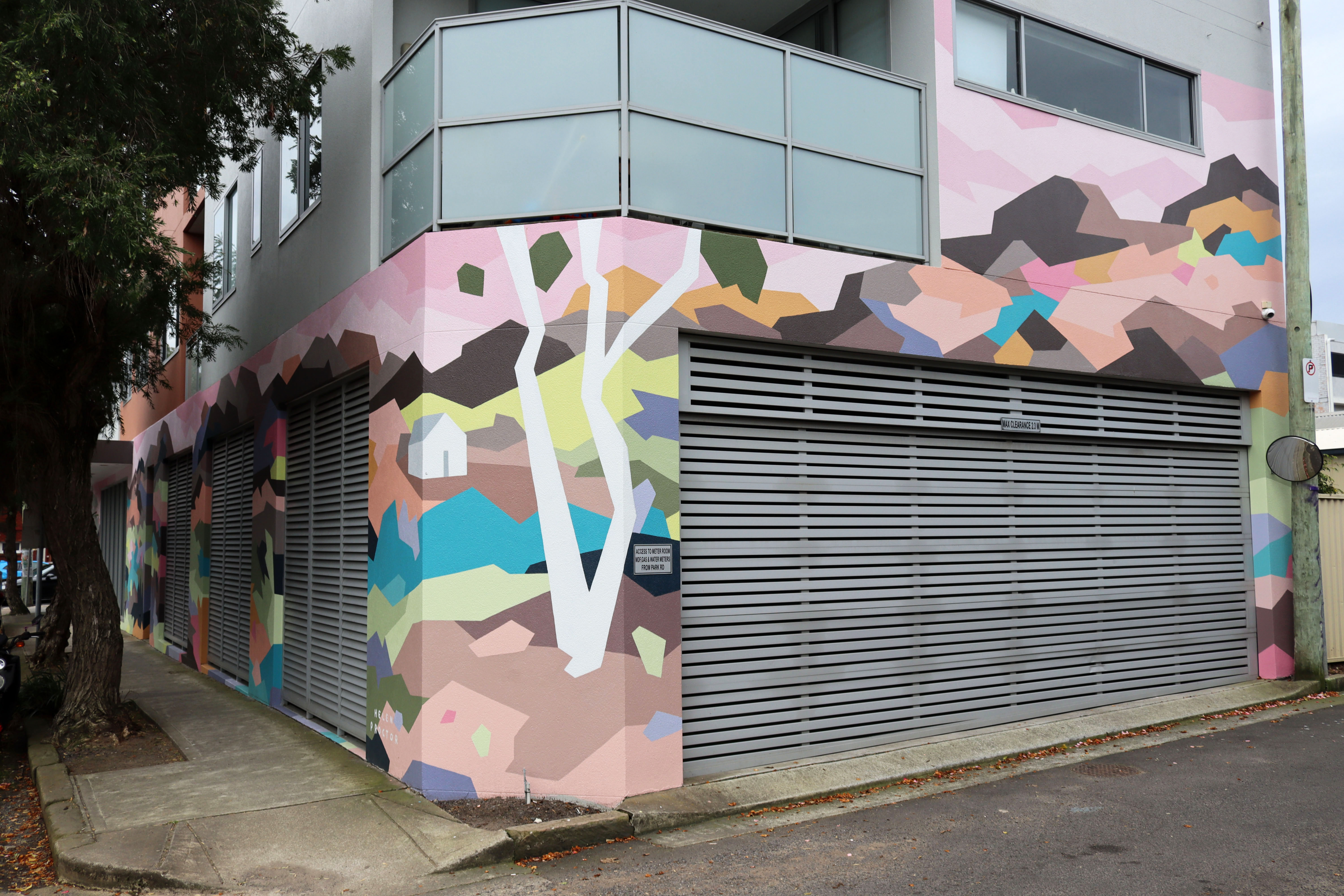 Desert Gums by Helen Proctor | Street Art NSW