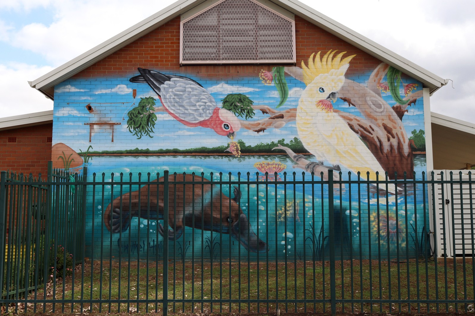 Aussie Creek Scene by Samuel Hall | Street Art NSW