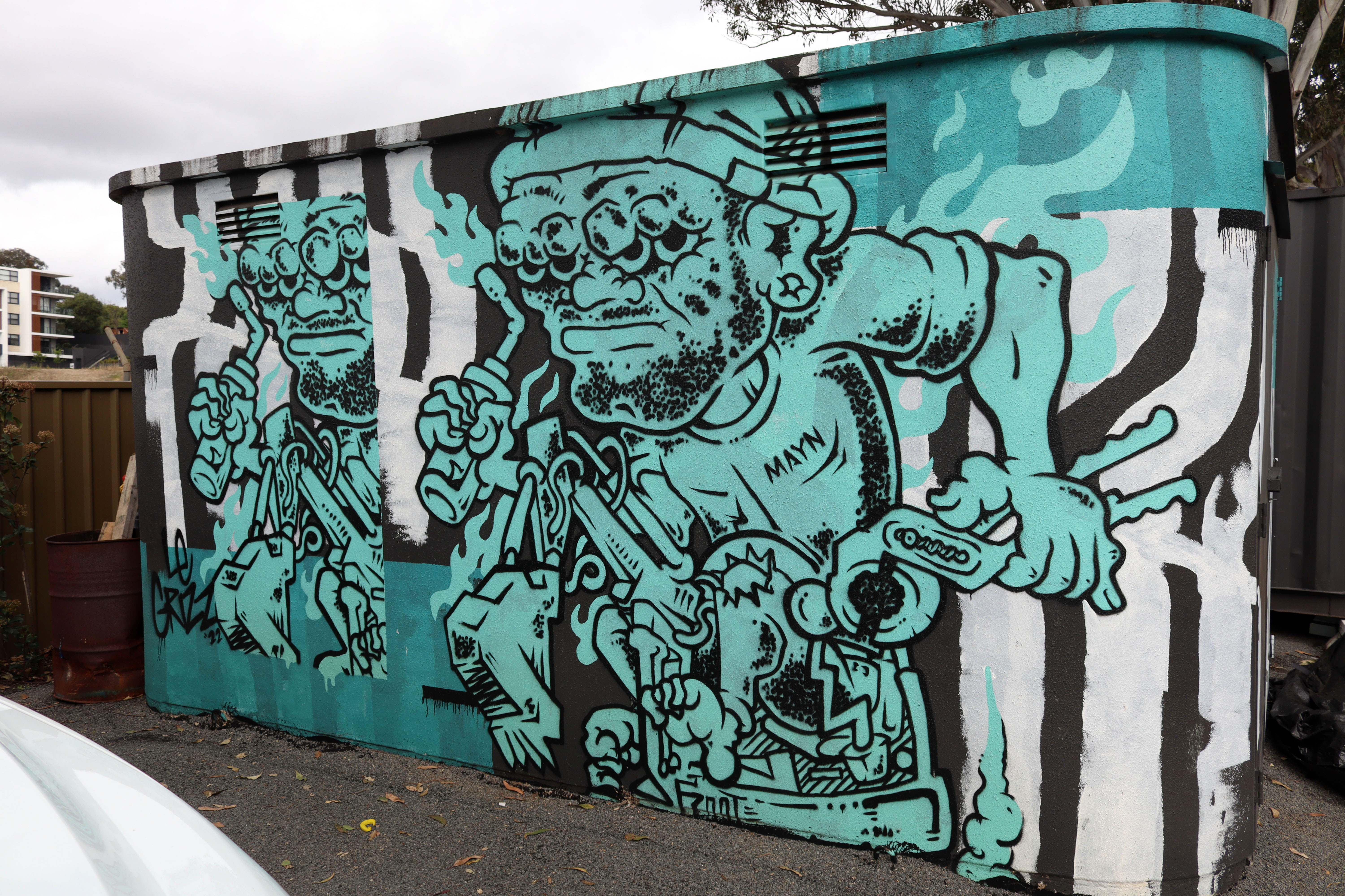 Mayn's Plumbing Supplies by Le Grizz | Street Art NSW