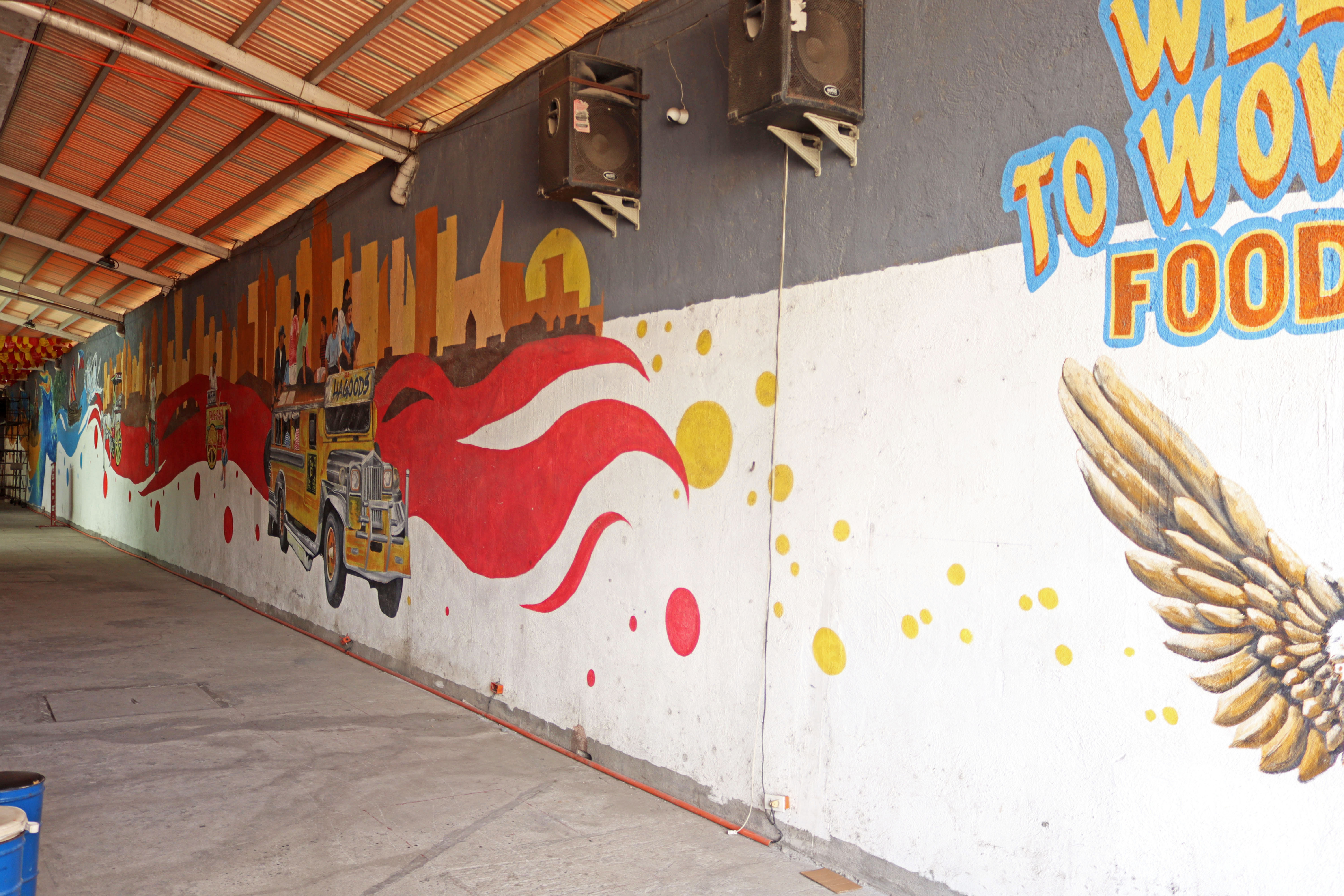 Wow World Food Park Wall Mural