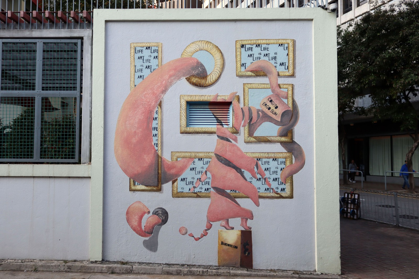 Cogito, ergo sum by Elucious | Street Art NSW