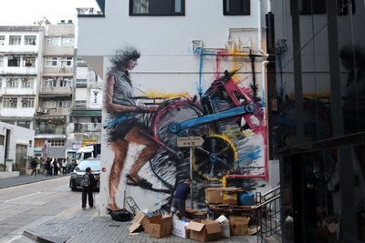 Woman & CMYK Machine