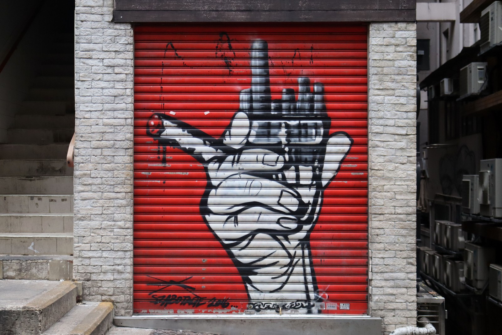 Cigar and Jack by Szabotage | Street Art NSW