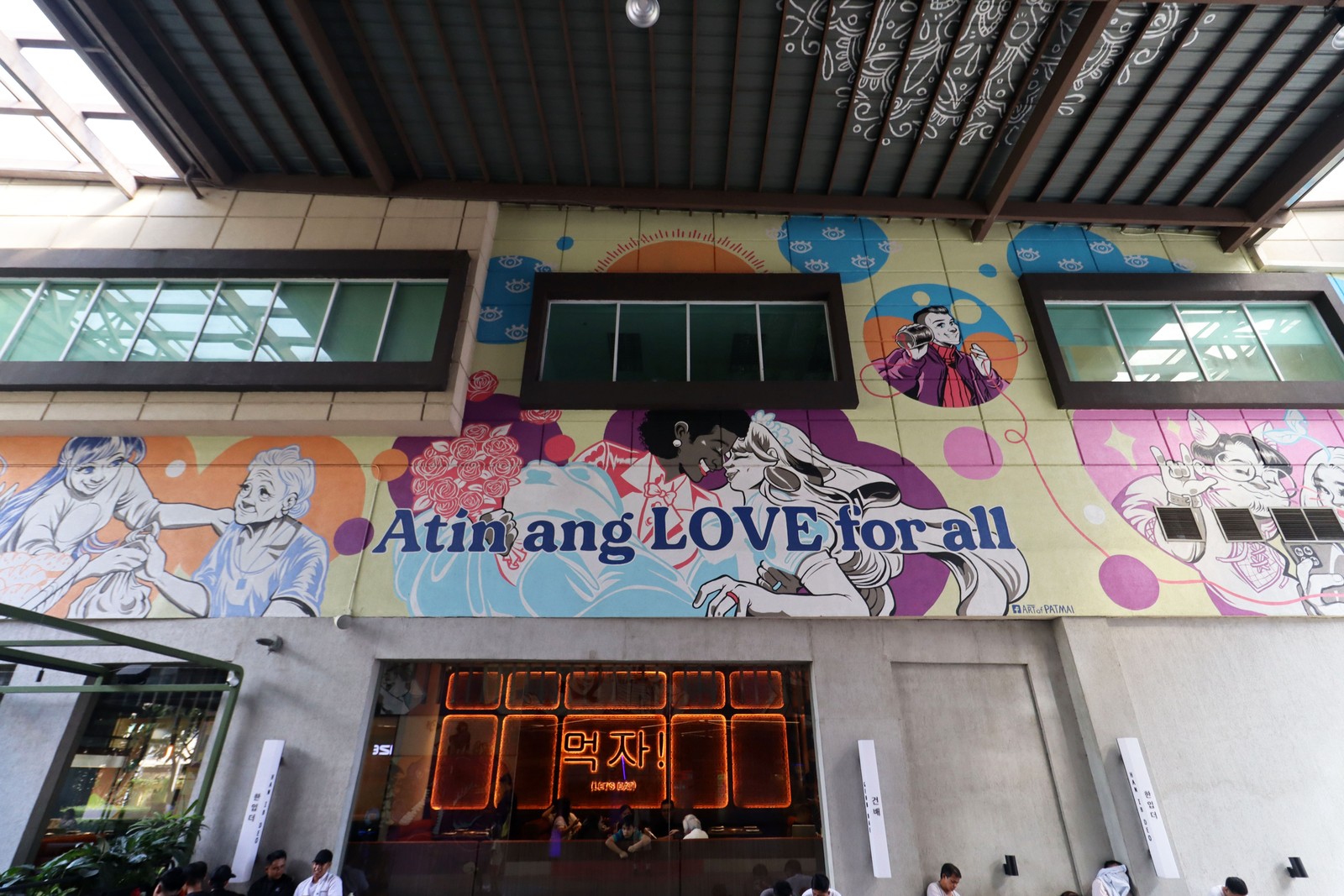 Atin ang Love for All by Patmai | Street Art NSW