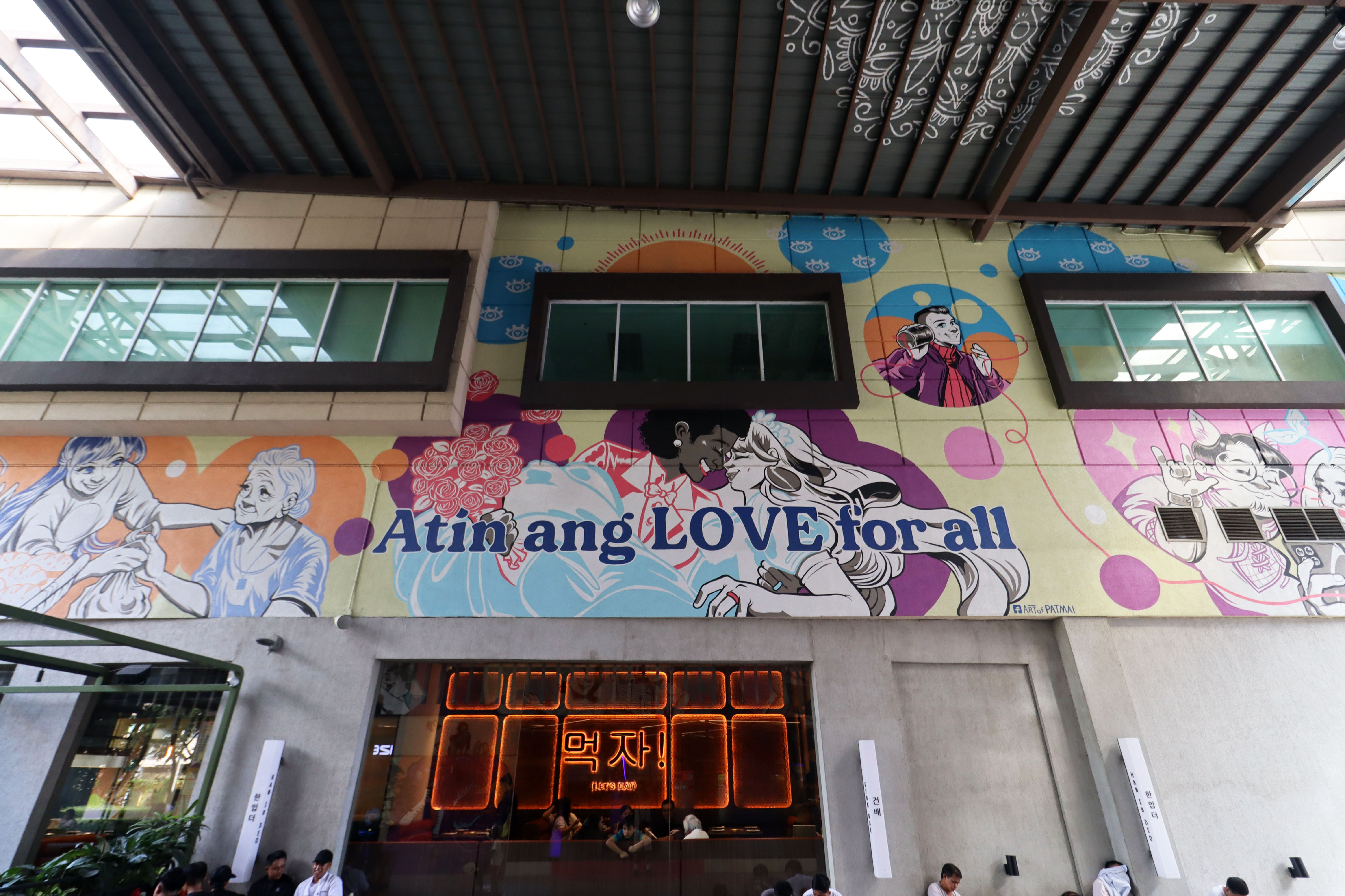 Atin ang Love for All by Patmai | Street Art NSW