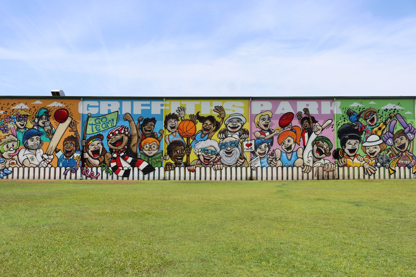 Griffiths Park by Daniel Wallwork | Street Art NSW