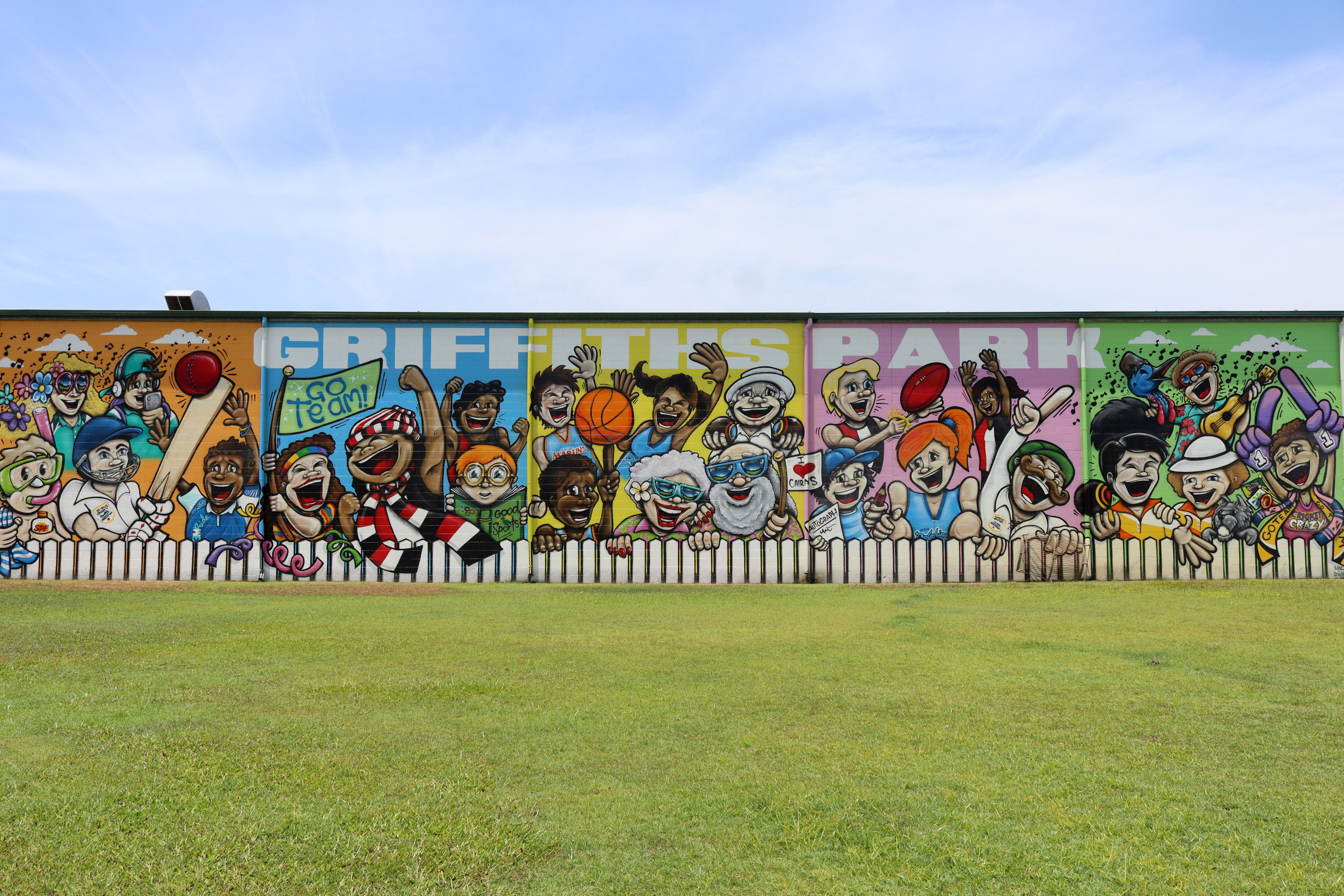 Griffiths Park by Daniel Wallwork | Street Art NSW