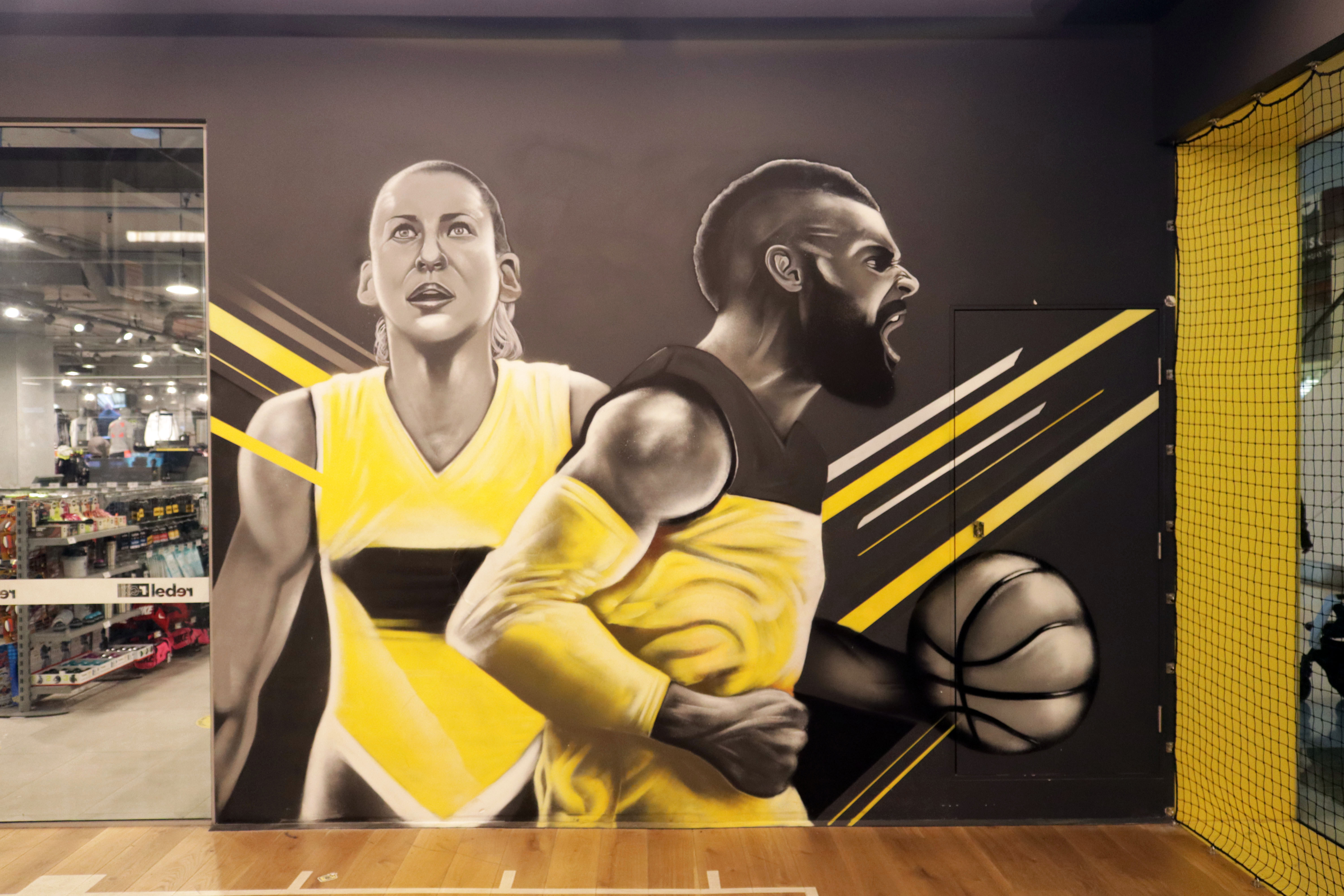 Rebel Sport Parramatta by Shannon Boyd | Street Art NSW