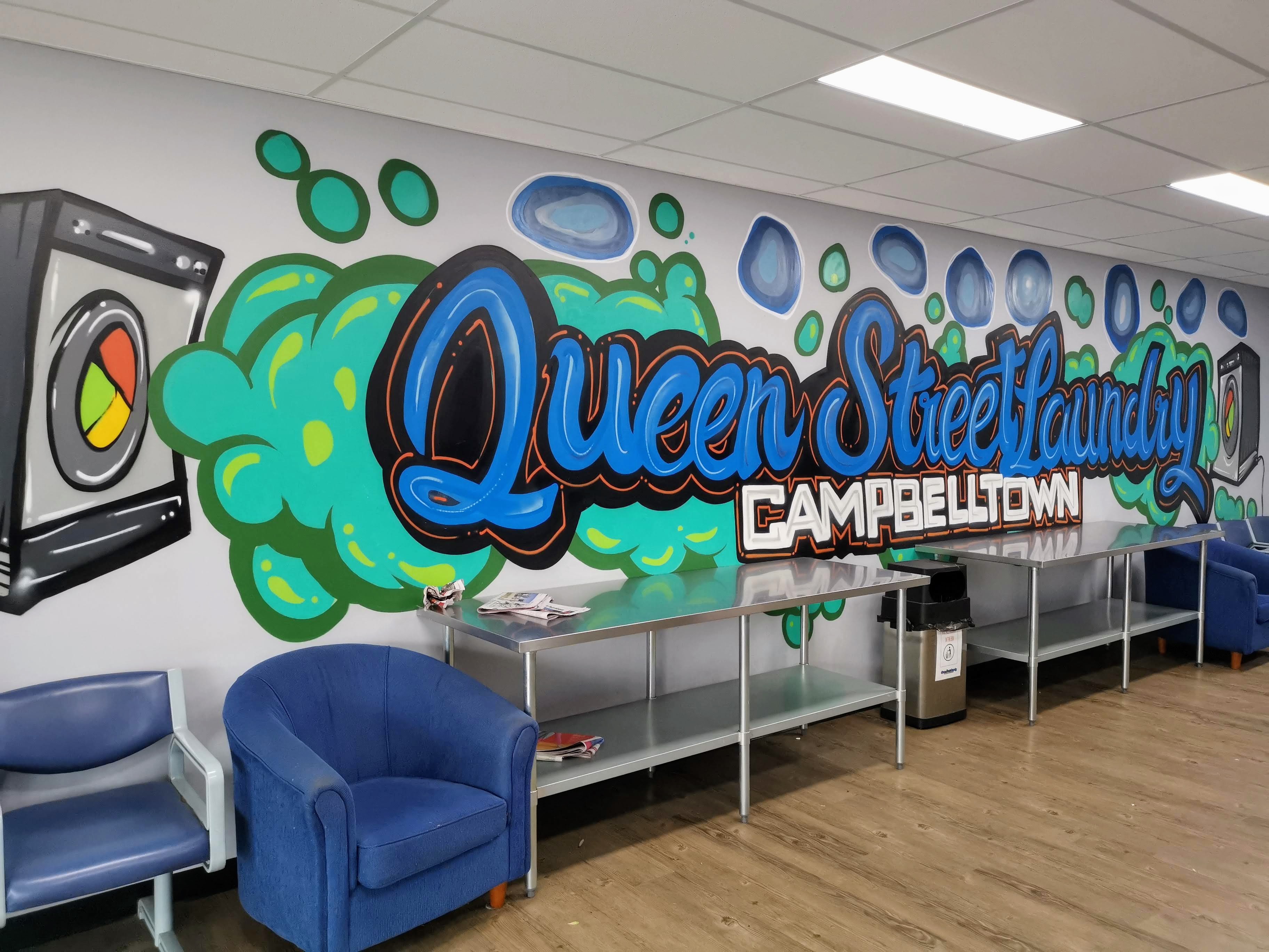 Queen Street Laundry Campbelltown | Street Art NSW